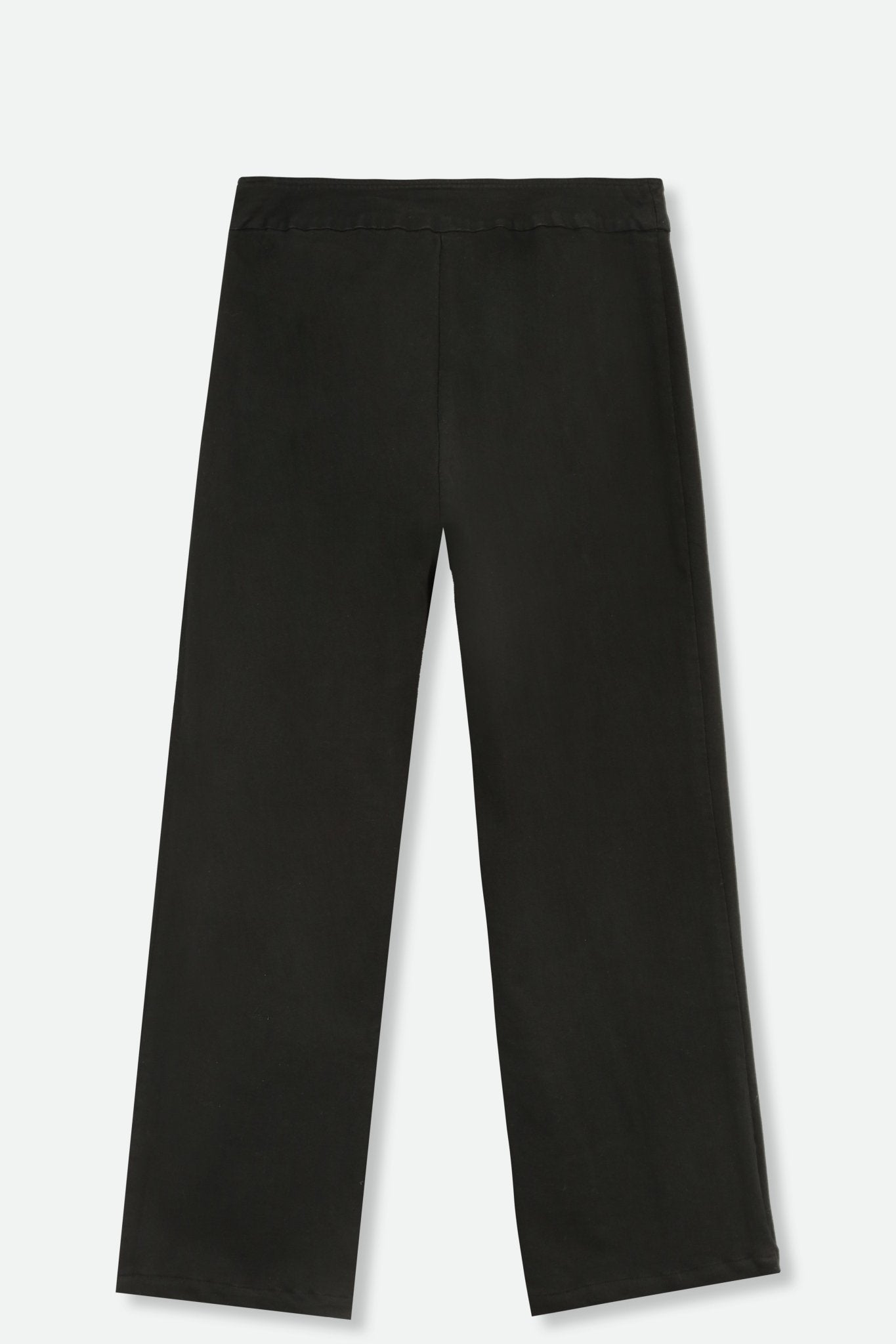 PRATO PANT IN ITALIAN COTTON STRETCH DENIM IN BLACK - Jarbo