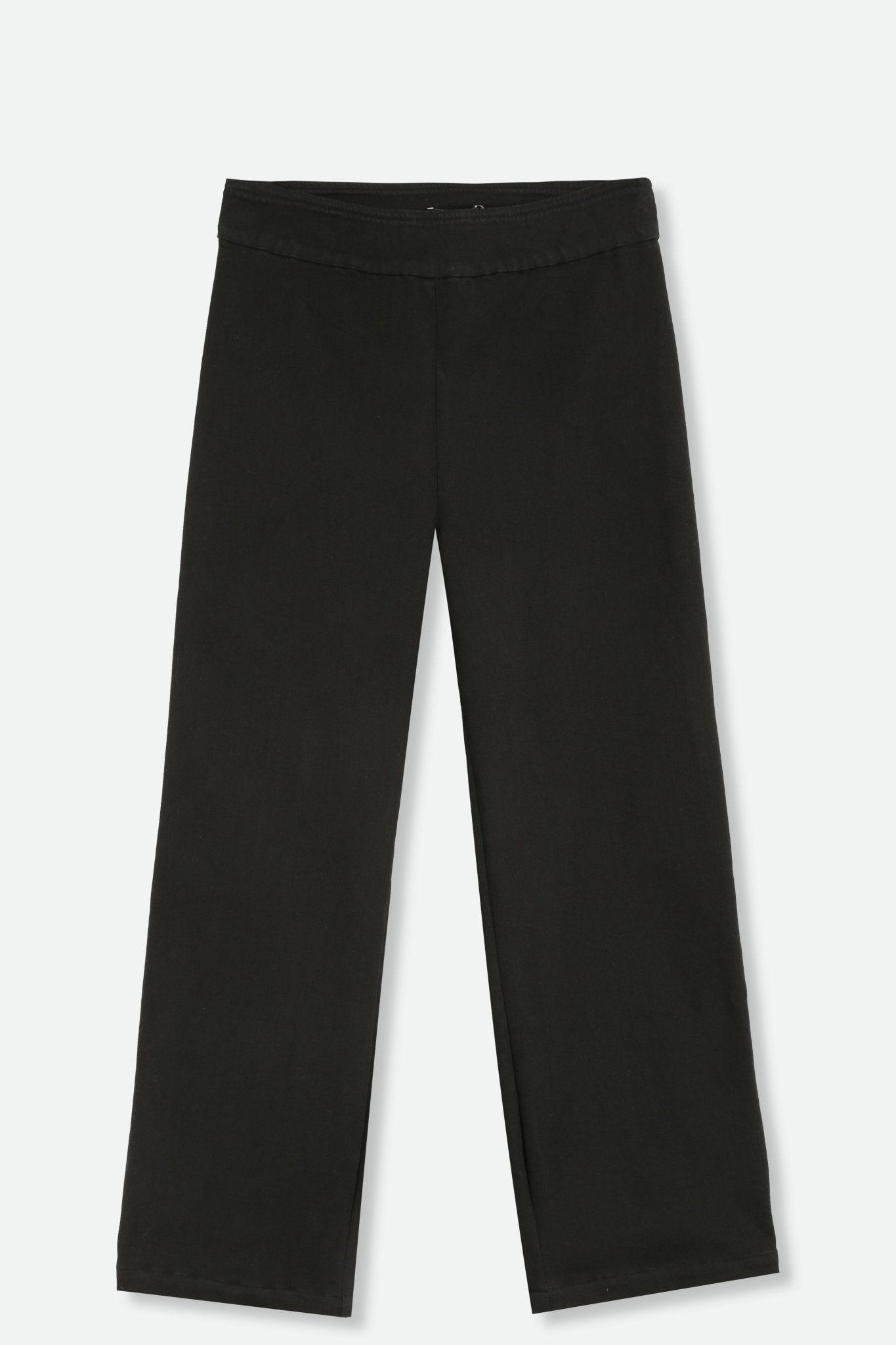 PRATO PANT IN ITALIAN COTTON STRETCH DENIM IN BLACK - Jarbo