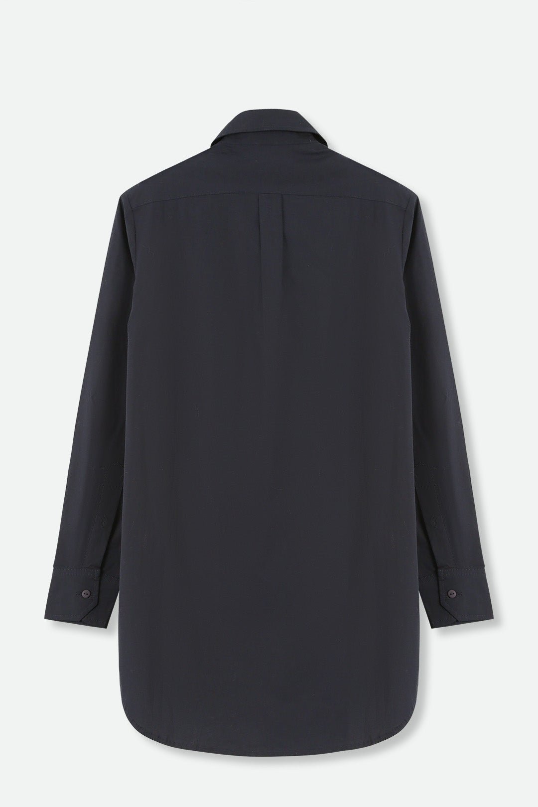 RAGUSA ROUNDED COLLARED SHIRT IN COTTON STRETCH - Jarbo