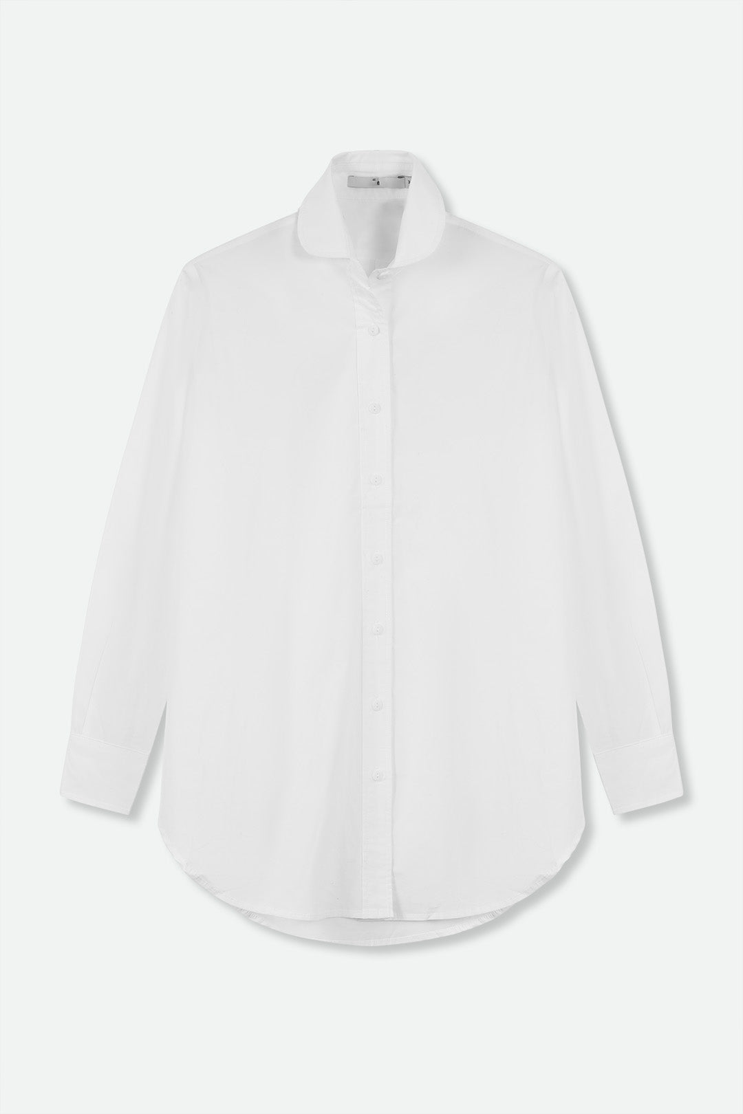 RAGUSA ROUNDED COLLARED SHIRT IN COTTON STRETCH - Jarbo