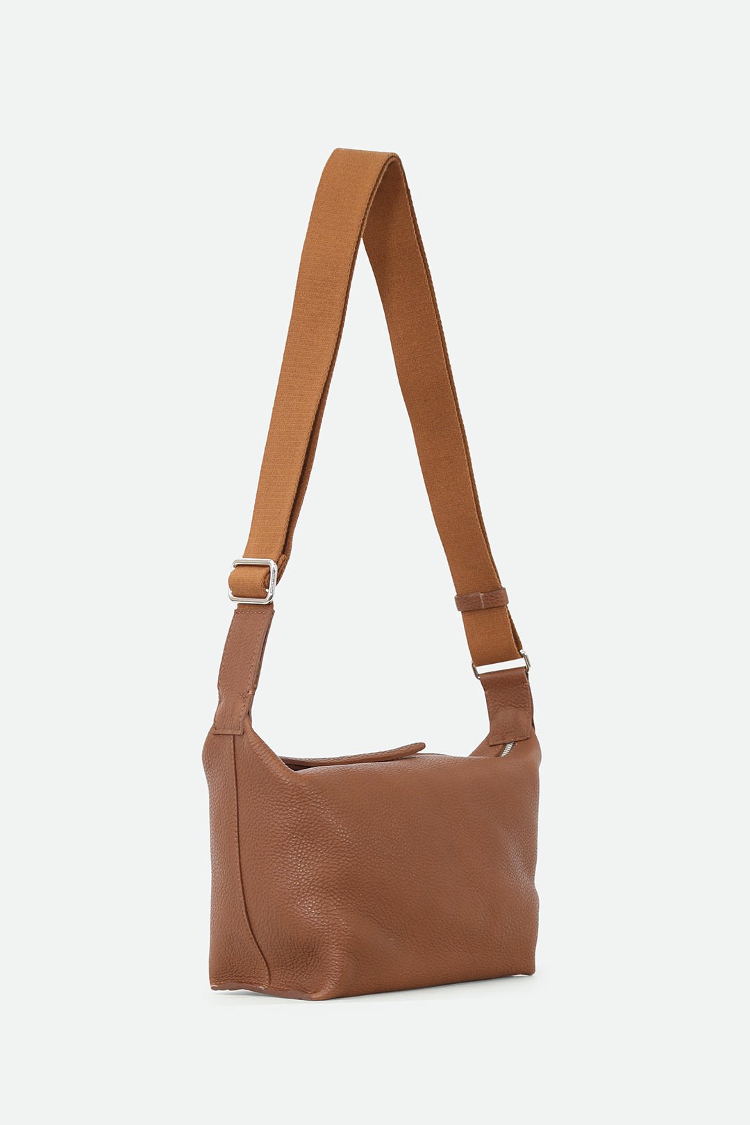 RAVELLO ITALIAN LEATHER HANDBAG IN NATURAL CUOIO - Jarbo