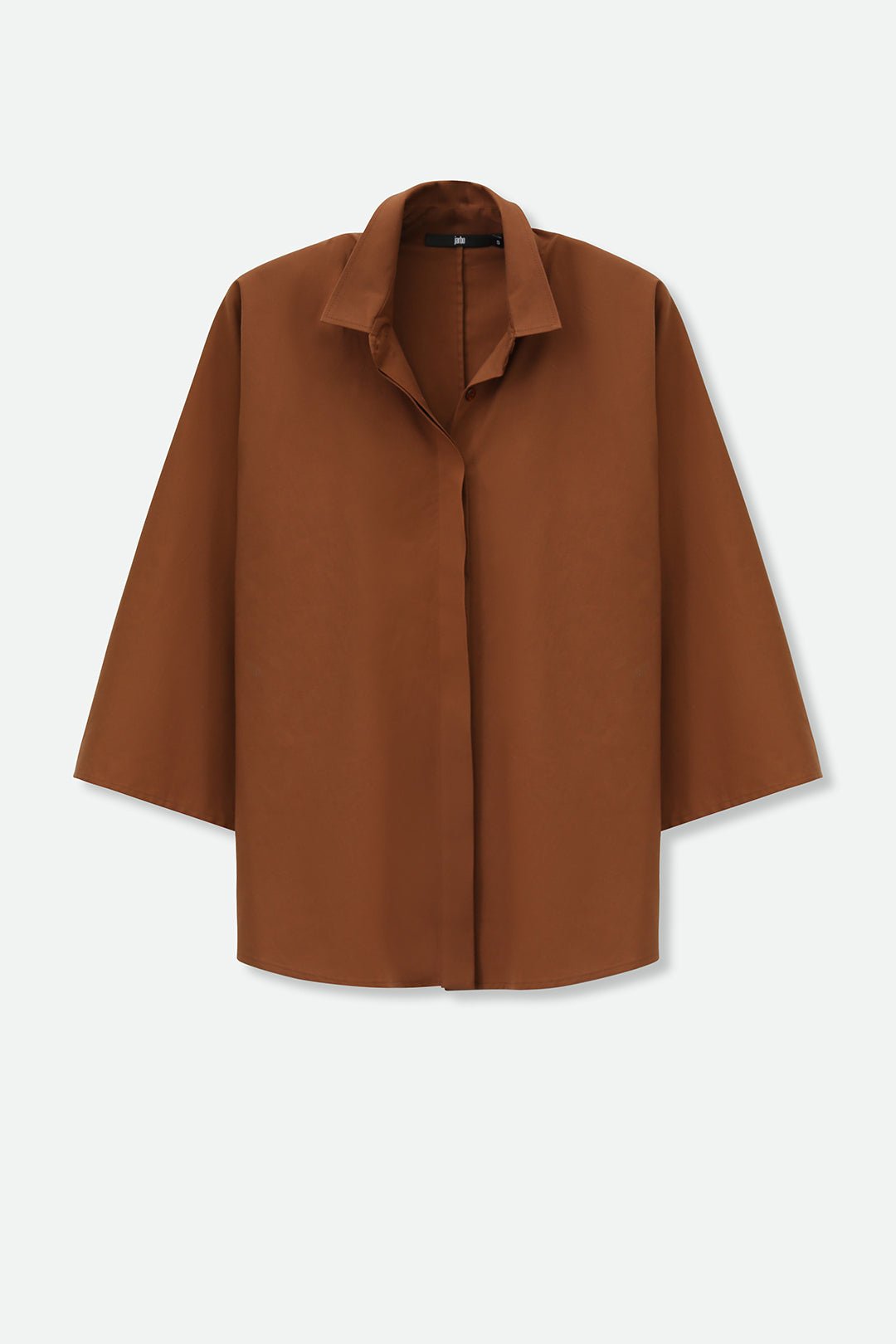 REMI KIMONO SLEEVE SHIRT IN ITALIAN COTTON STRETCH - Jarbo