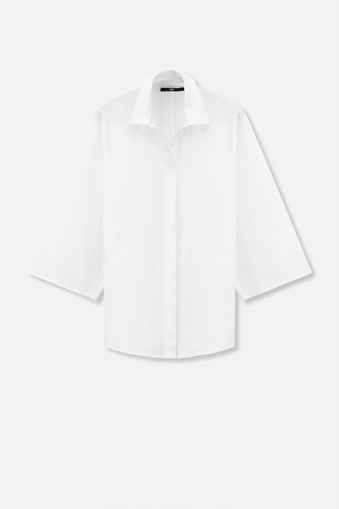 REMI KIMONO SLEEVE SHIRT IN ITALIAN COTTON STRETCH - Jarbo