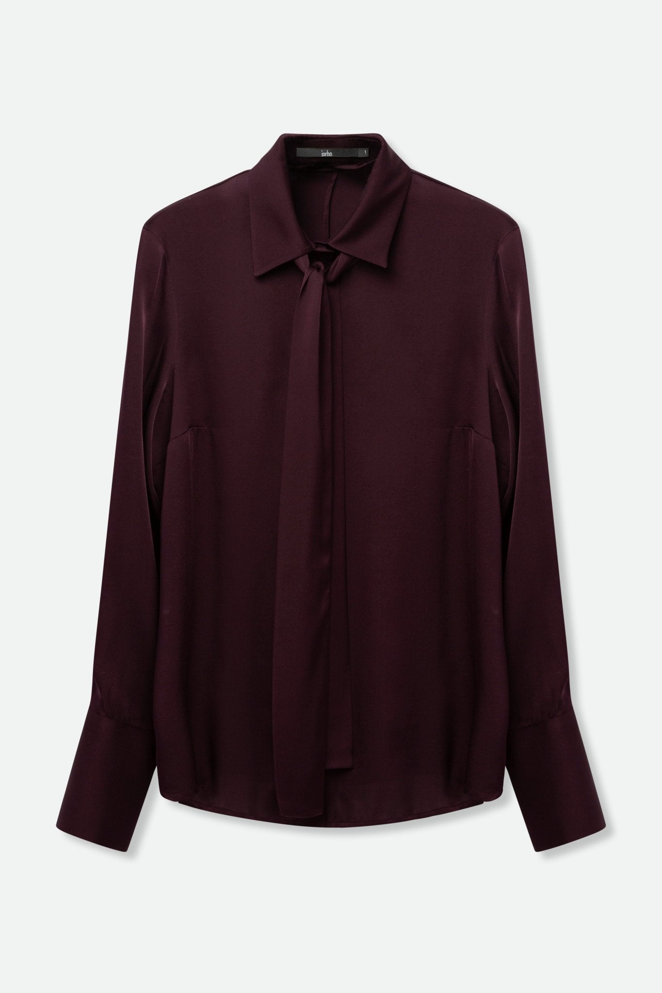 RENEE BLOUSE IN STRETCH SILK GEORGETTE - Jarbo