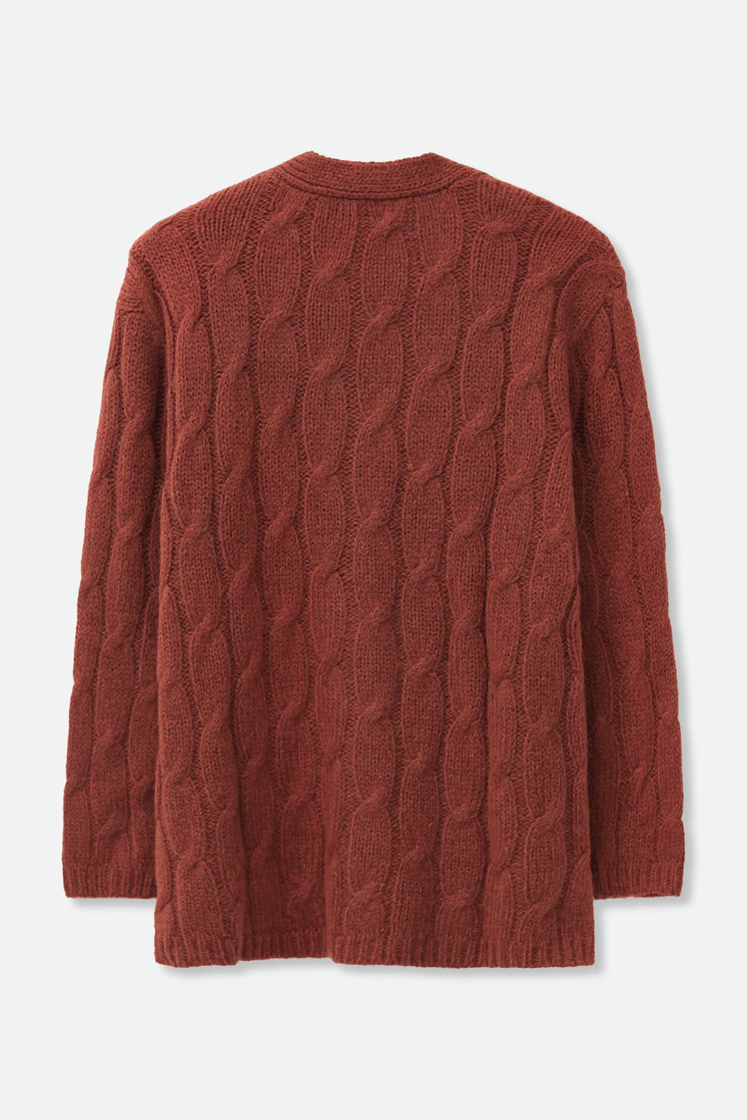 RINNOVA CABLE KNIT CARDIGAN IN BABY ALPACA AND FINE MERINO BLEND - Jarbo