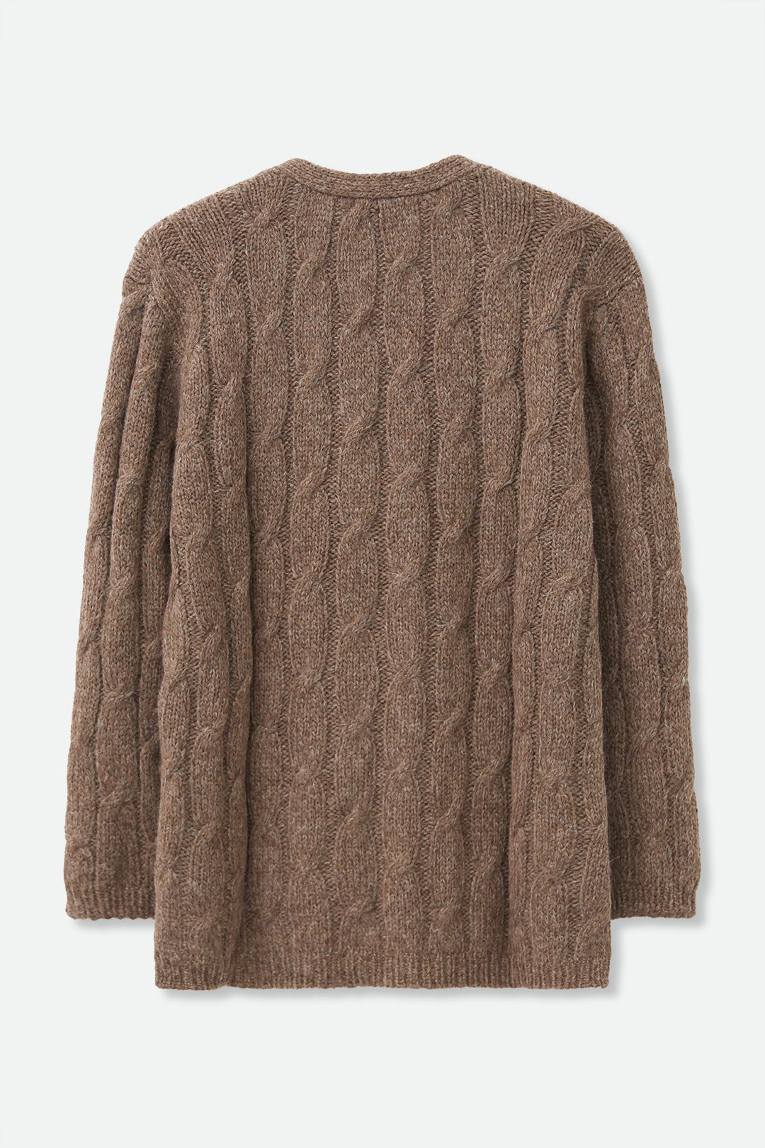 RINNOVA CABLE KNIT CARDIGAN IN BABY ALPACA AND FINE MERINO BLEND - Jarbo