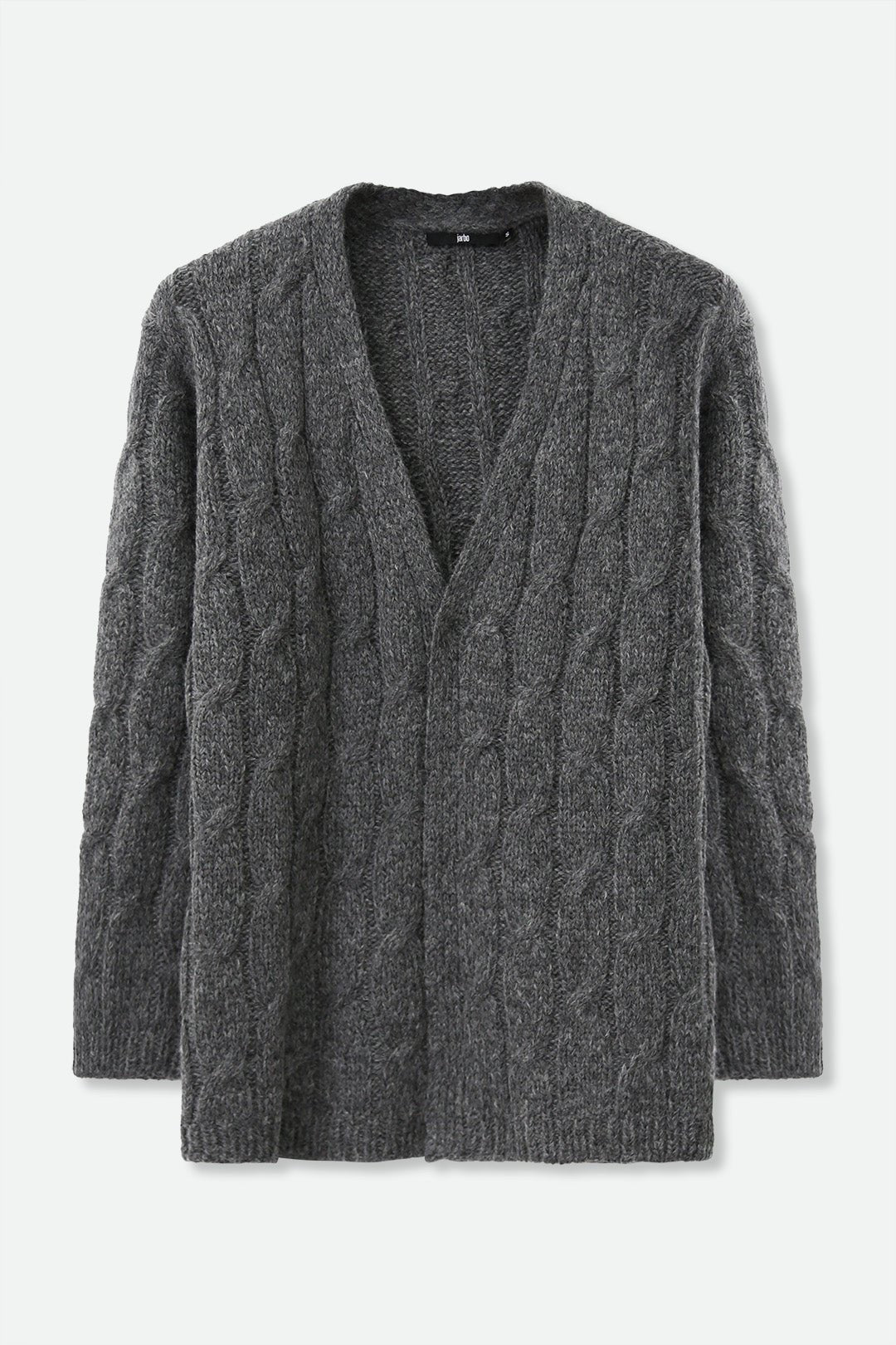 RINNOVA CABLE KNIT CARDIGAN IN BABY ALPACA AND FINE MERINO BLEND - Jarbo