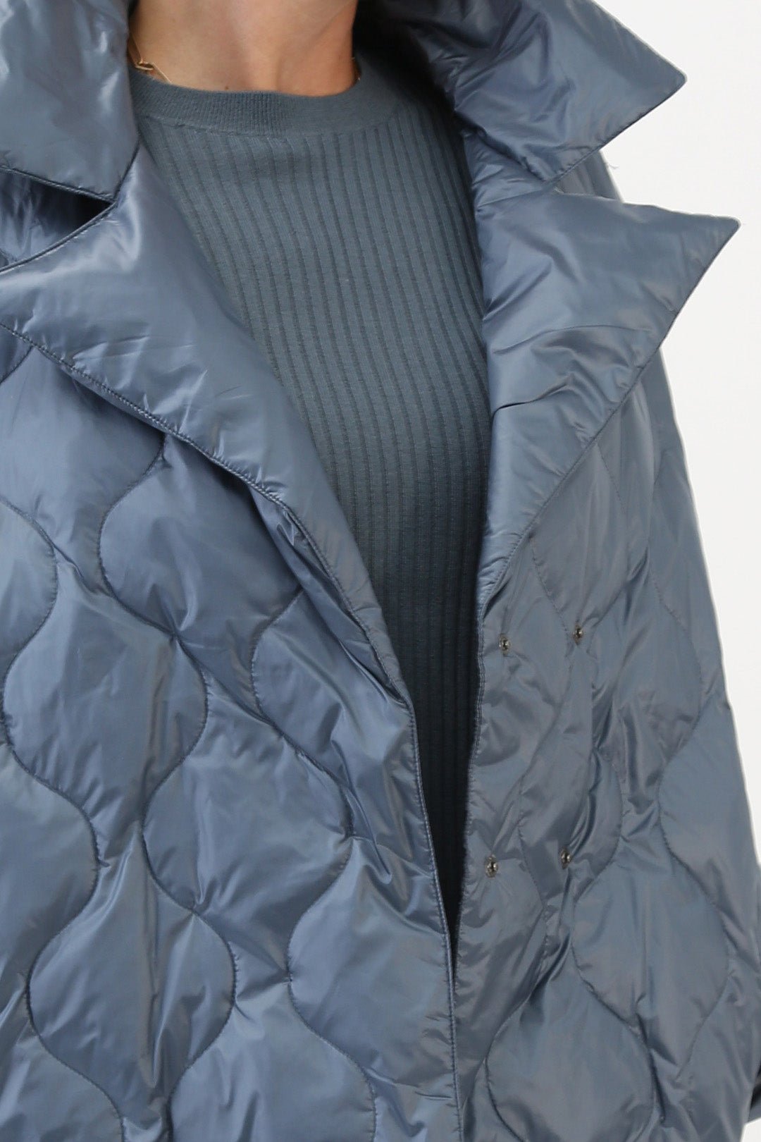 ROMANGA RIBBED LONG SLEEVE CREW IN FINE ITALIAN MERINO - Jarbo