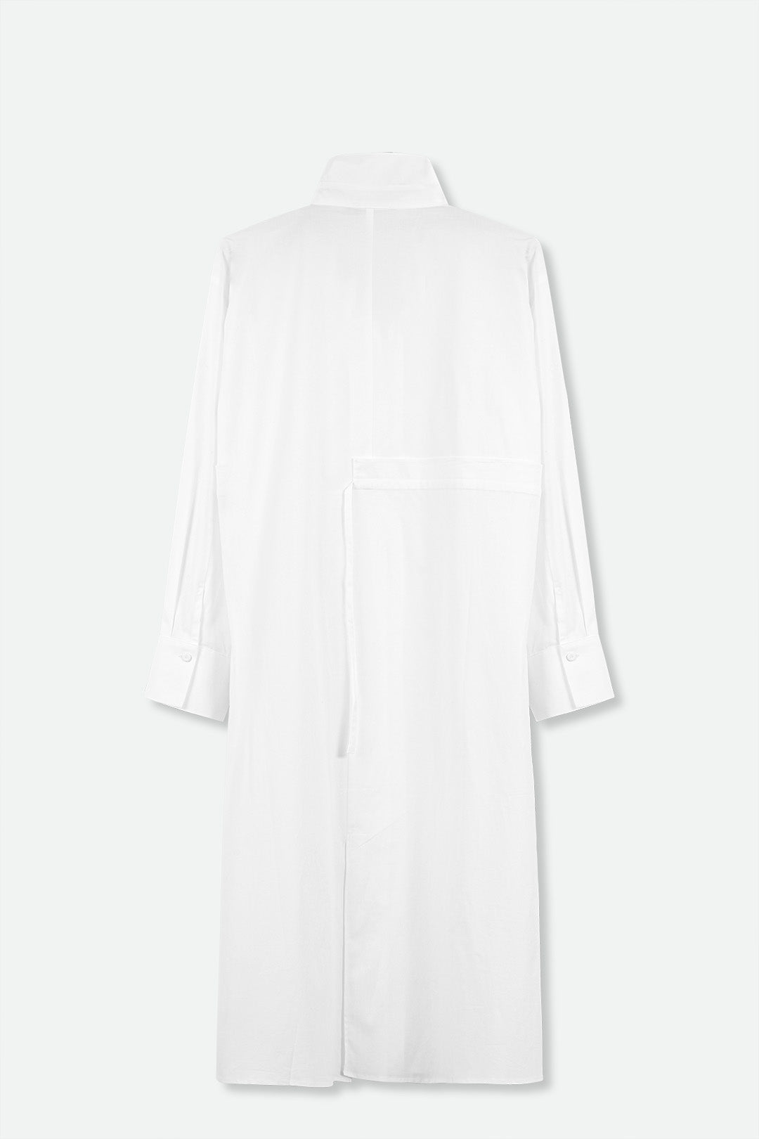 SABRINA SIDE-CINCH SHIRTDRESS IN ITALIAN COTTON STRETCH - Jarbo