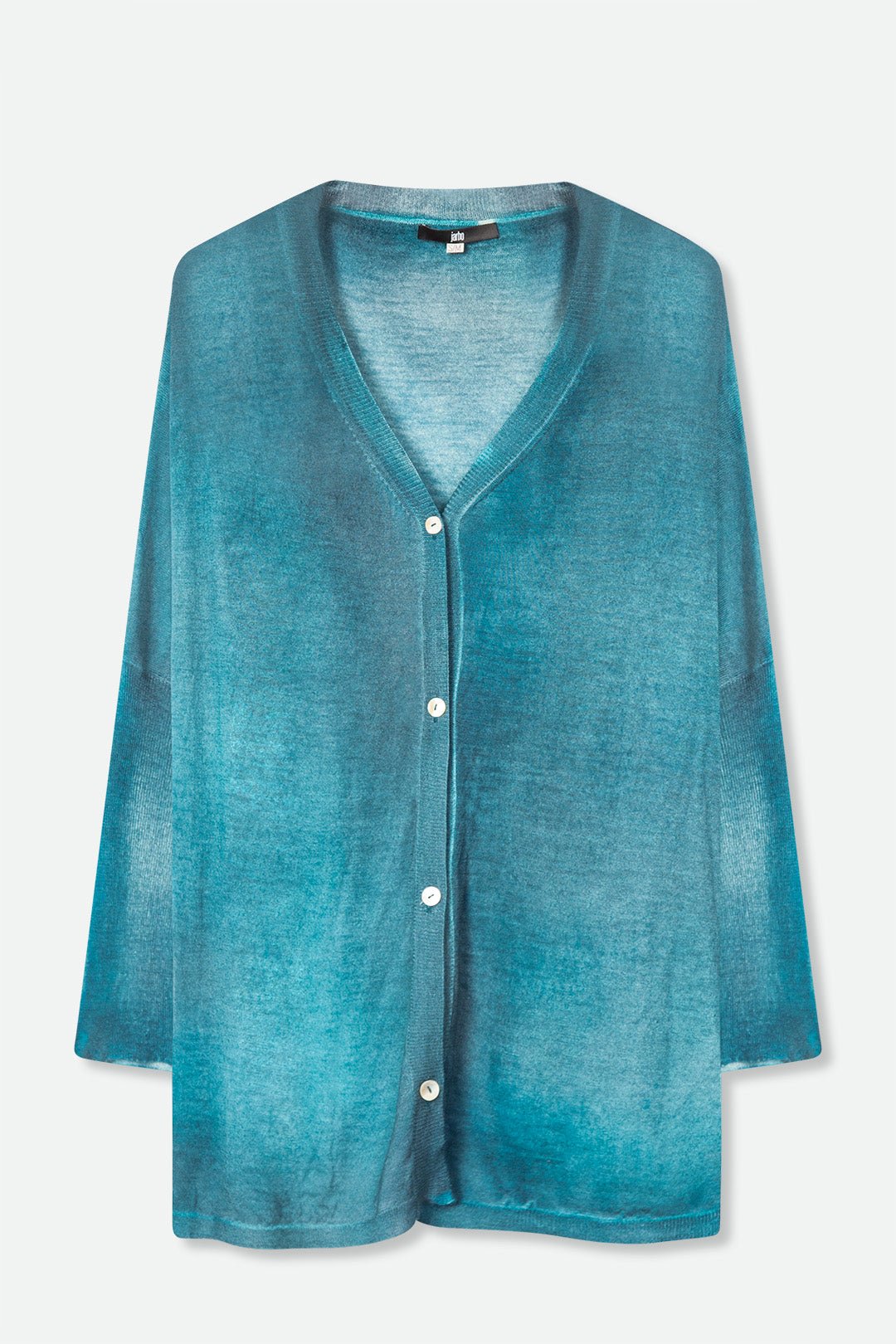 SALA LIGHTWEIGHT CARDIGAN IN SPRAY-DYED CASHMERE - Jarbo