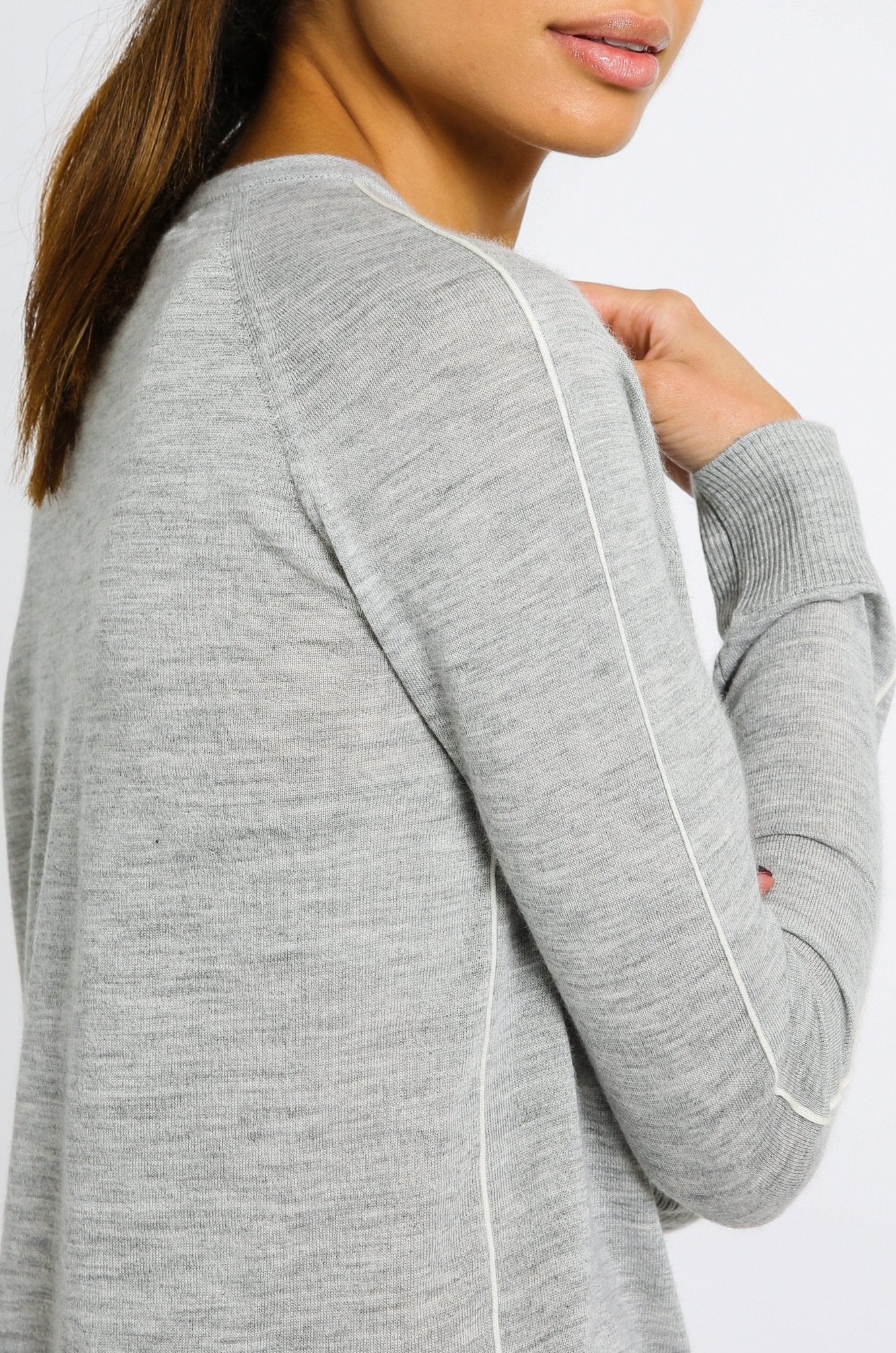 SAMMY RAGLAN SLEEVE CREWNECK IN CASHMERE - Jarbo