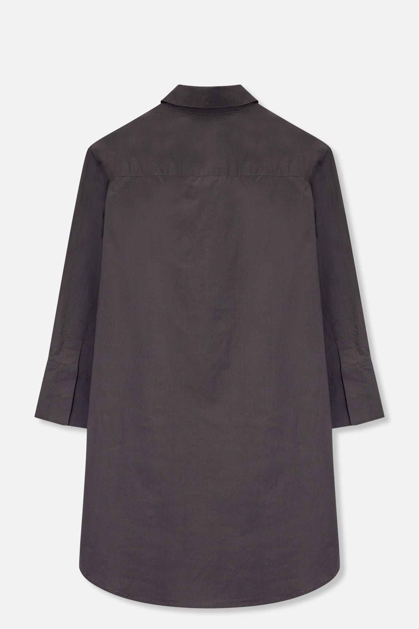 SARLA LONG BUTTON DOWN SHIRT IN ITALIAN STRETCH POPLIN - Jarbo