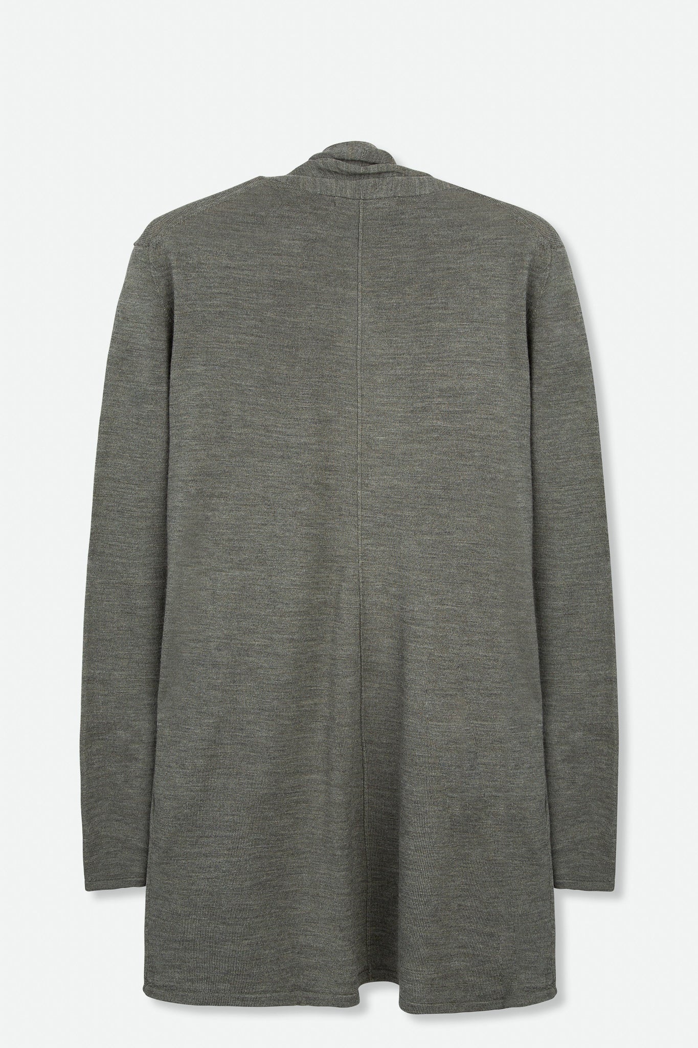 SASHA CAR LENGTH CARDIGAN IN ITALIAN SUPER FINE MERINO - Jarbo