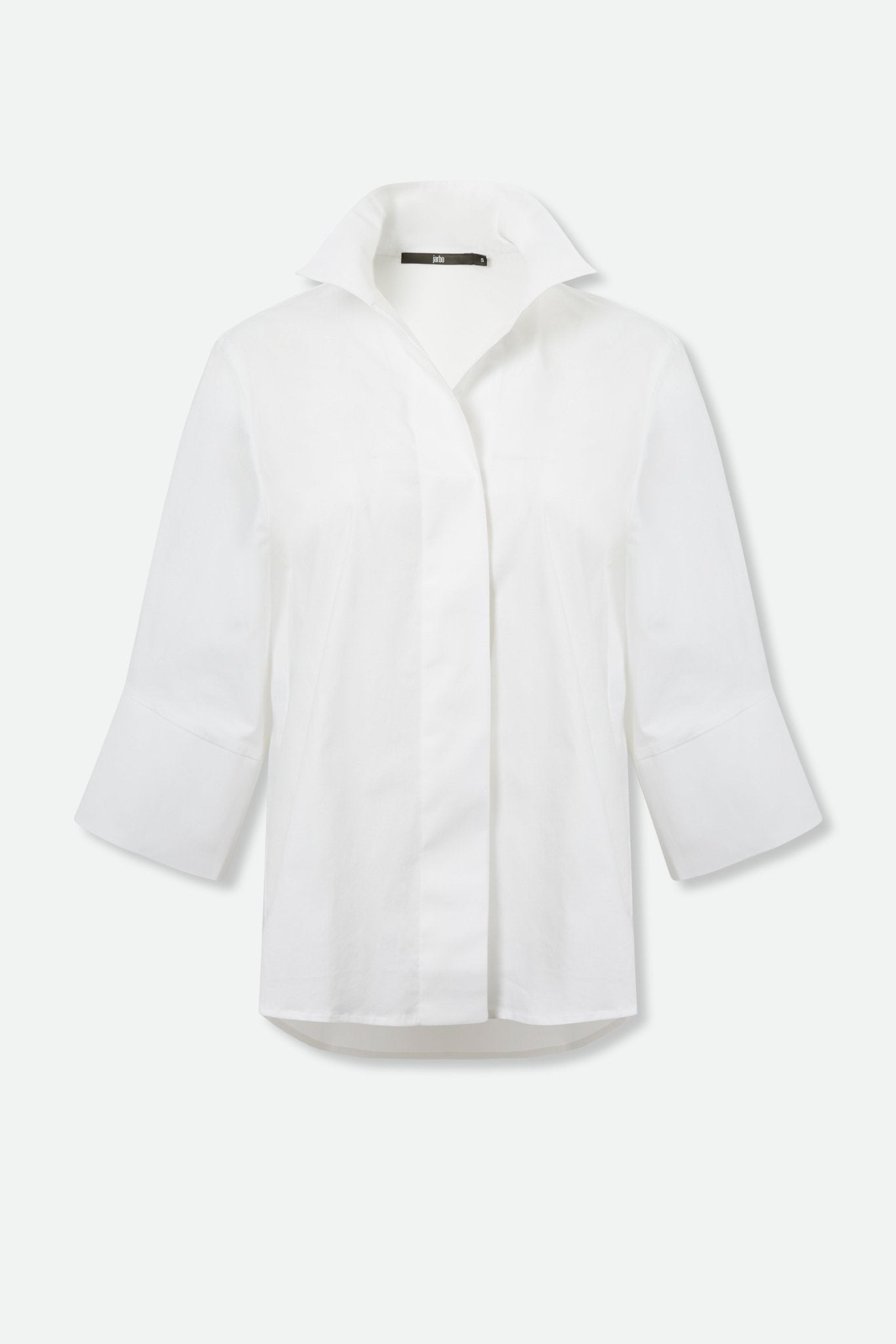 SCARLETT SHIRT IN ITALIAN POPLIN COTTON WHITE - Jarbo