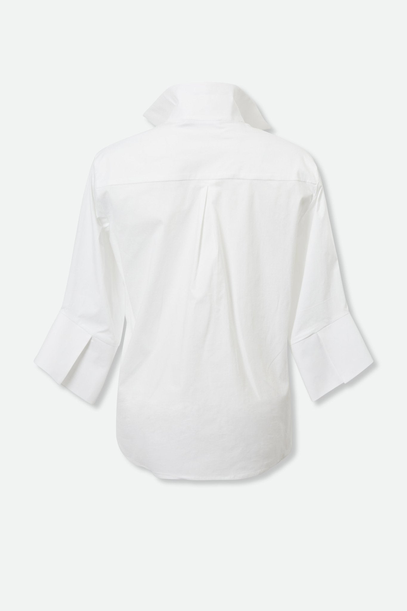 SCARLETT SHIRT IN ITALIAN POPLIN COTTON WHITE - Jarbo