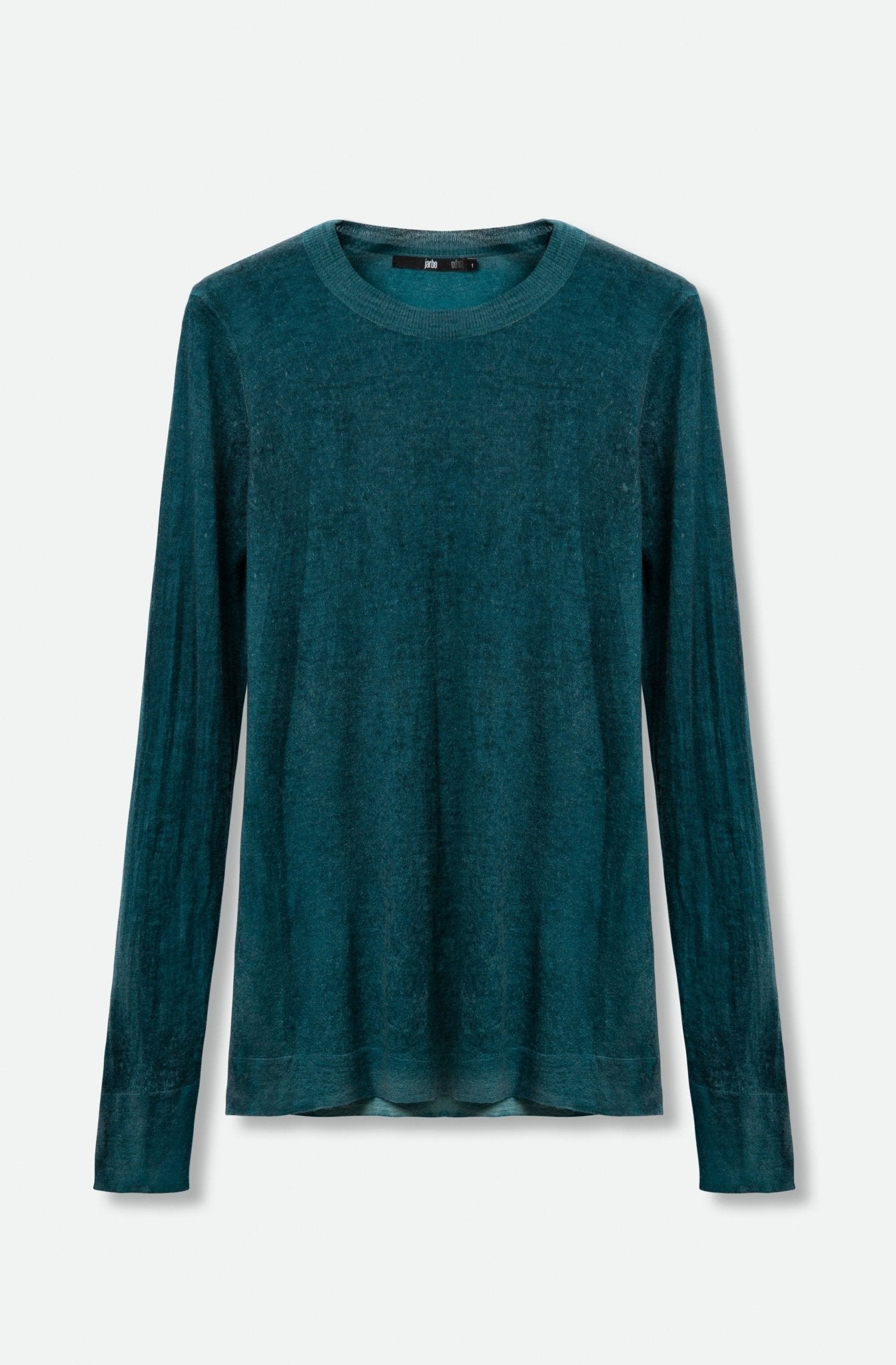 SHANA LIGHTWEIGHT CREWNECK SWEATER IN HAND-DYED CASHMERE - Jarbo