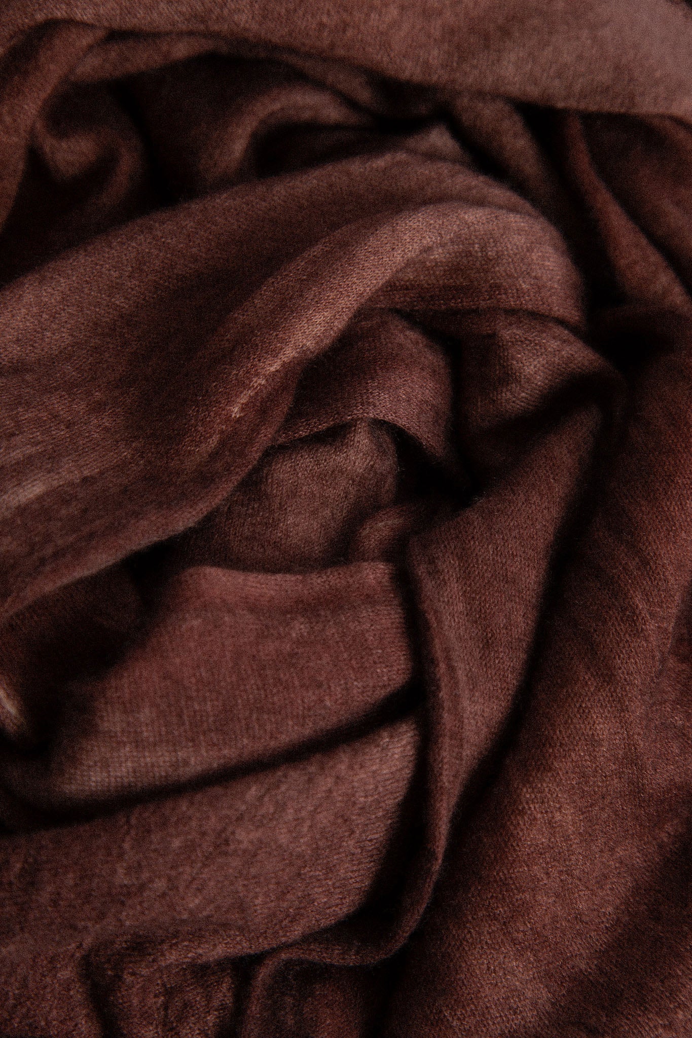 SHARA CREW TOP IN HAND-DYED LIGHTWEIGHT CASHMERE - Jarbo