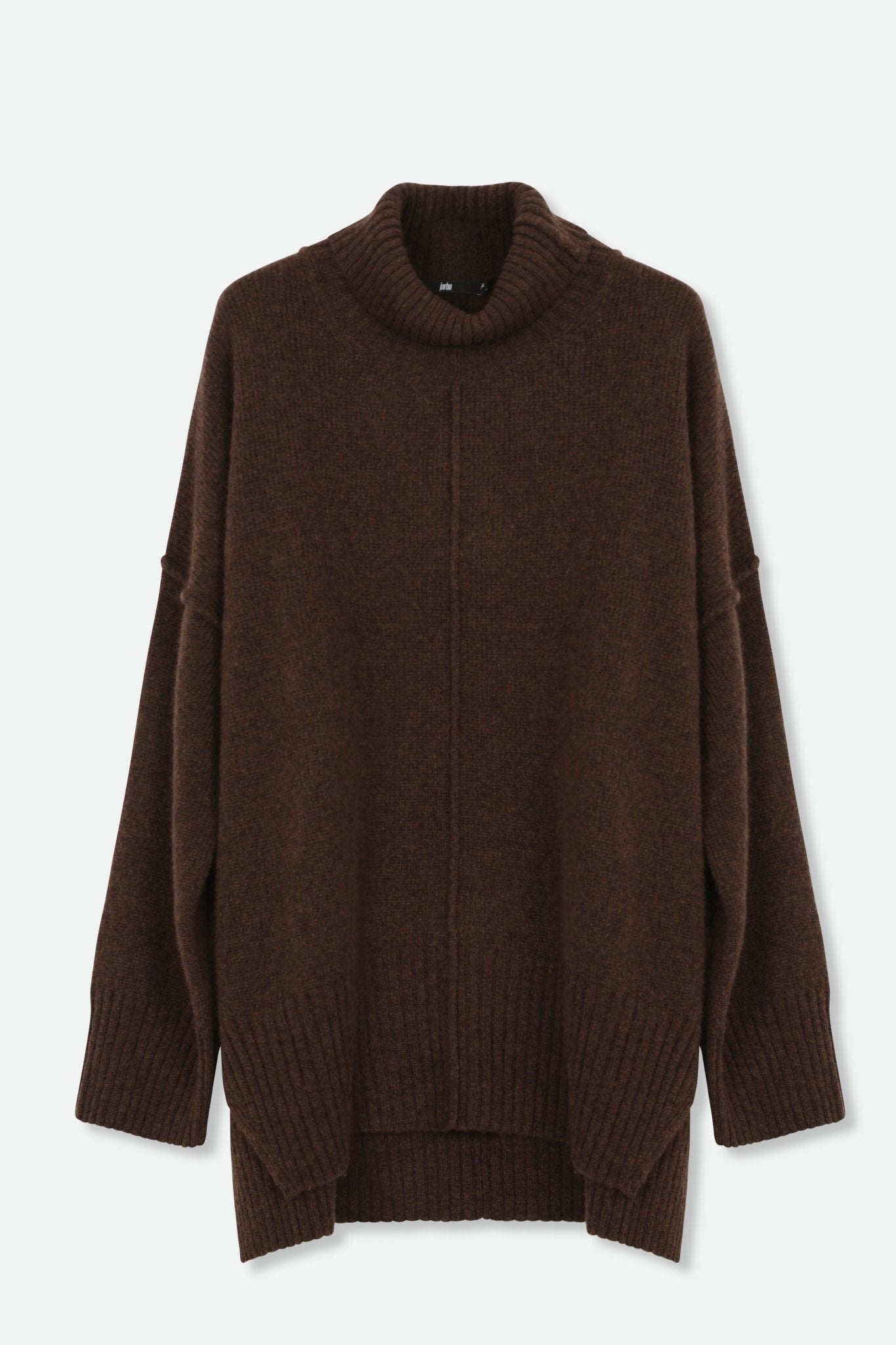 SHELBY FOLDED HIGH NECK IN ITALIAN LOFTY MERINO CASHMERE YARN - Jarbo