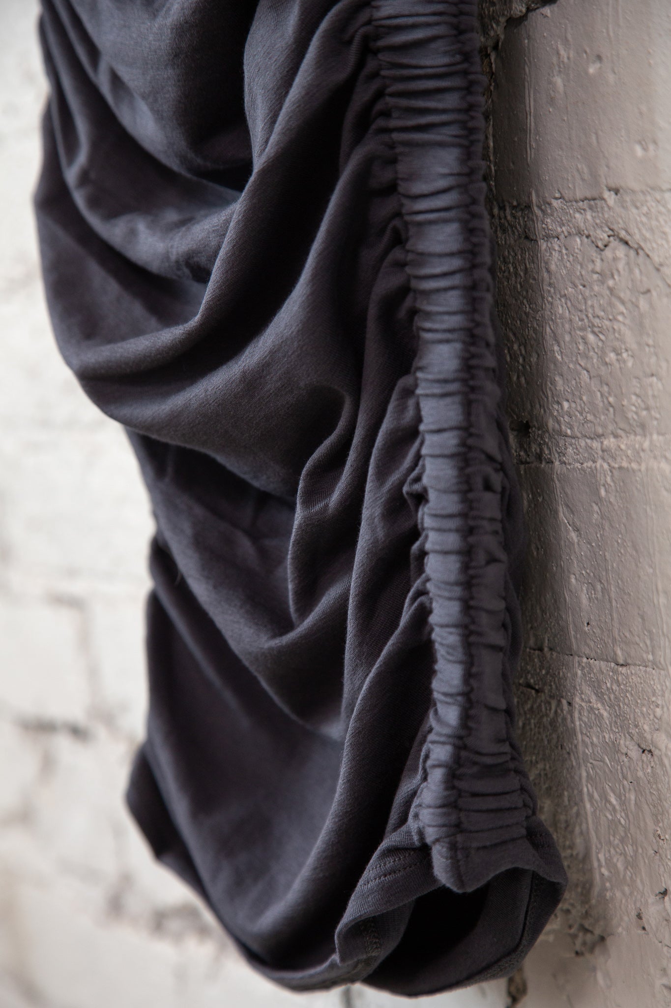 SIDE RUCHED SKIRT IN PIMA COTTON STRETCH - FINAL FEW SIZES 0-6 - Jarbo