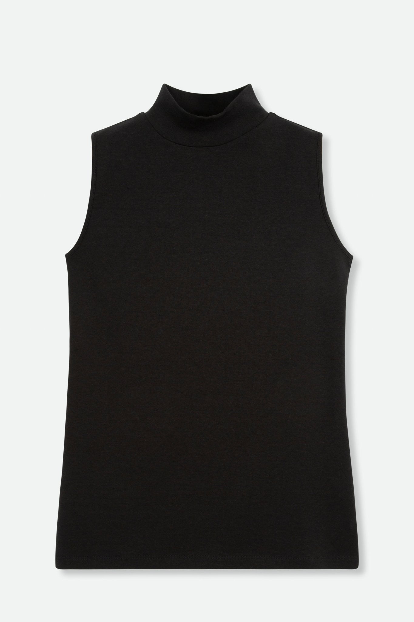 SLEEVELESS HIGH NECK IN PIMA COTTON STRETCH - Jarbo