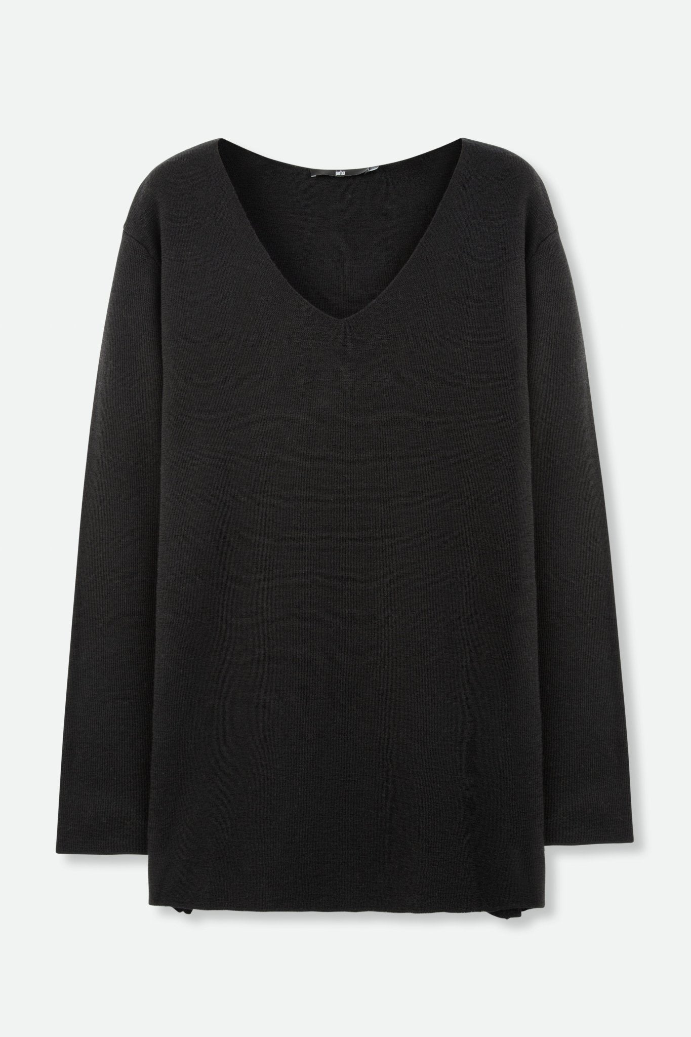 STELLA V NECK TUNIC IN ITALIAN MERINO - Jarbo