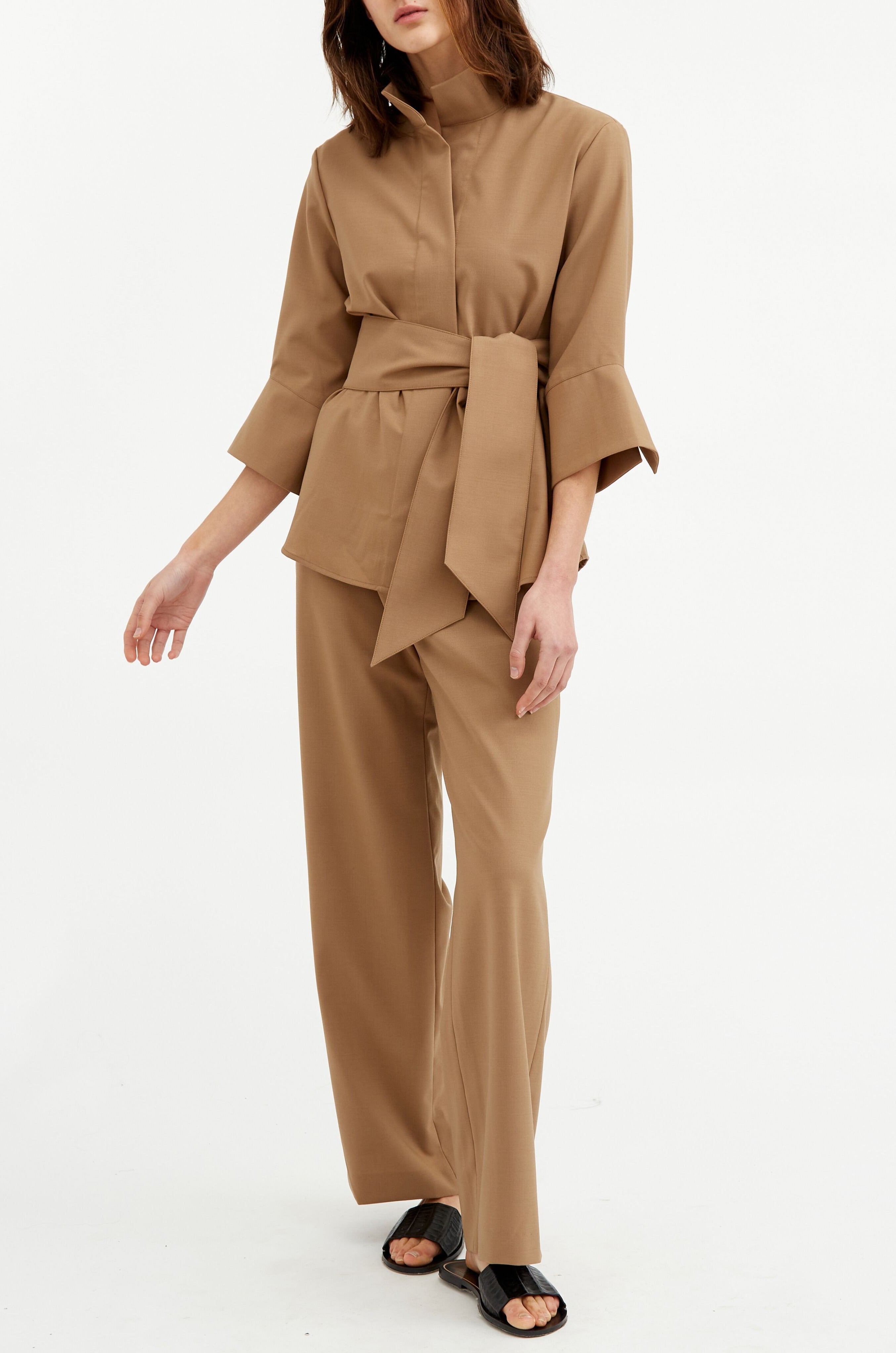 ARIA SHIRT IN ITALIAN FINE WOOL