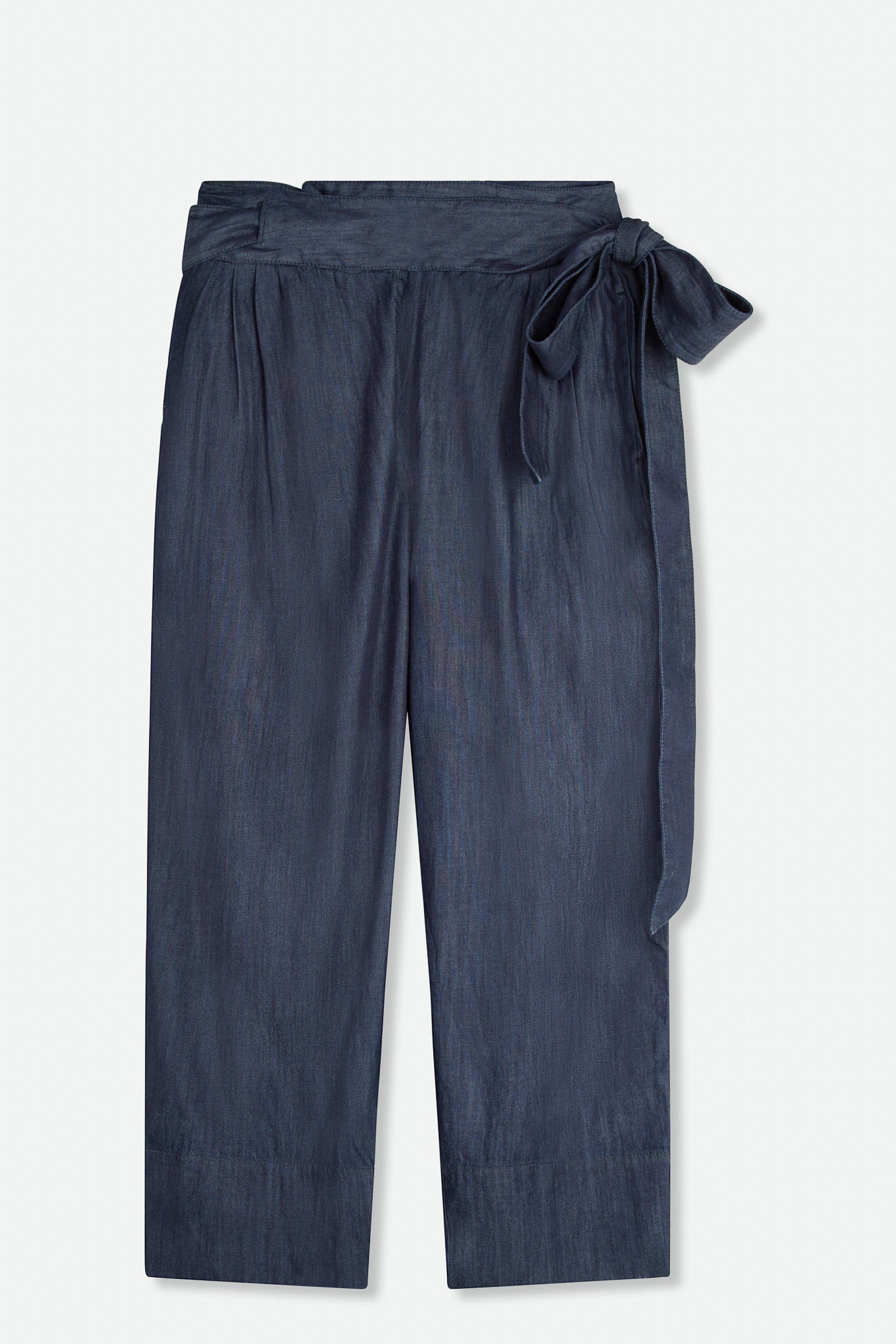 TIE PANT IN ITALIAN LIGHTWEIGHT DENIM - Jarbo