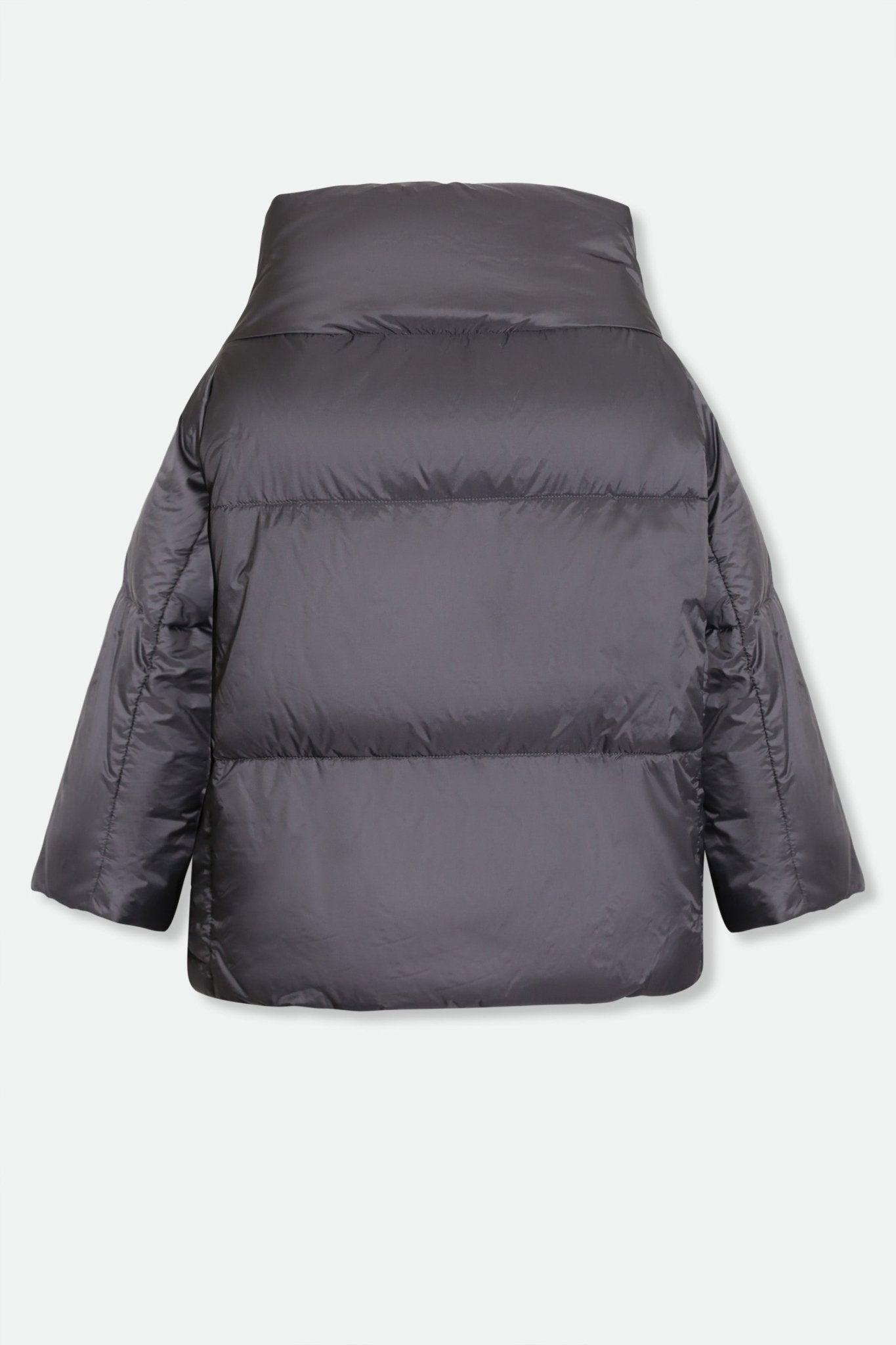 TRENTO WIDE COLLAR CROP IN GOOSE DOWN JACKET - Jarbo