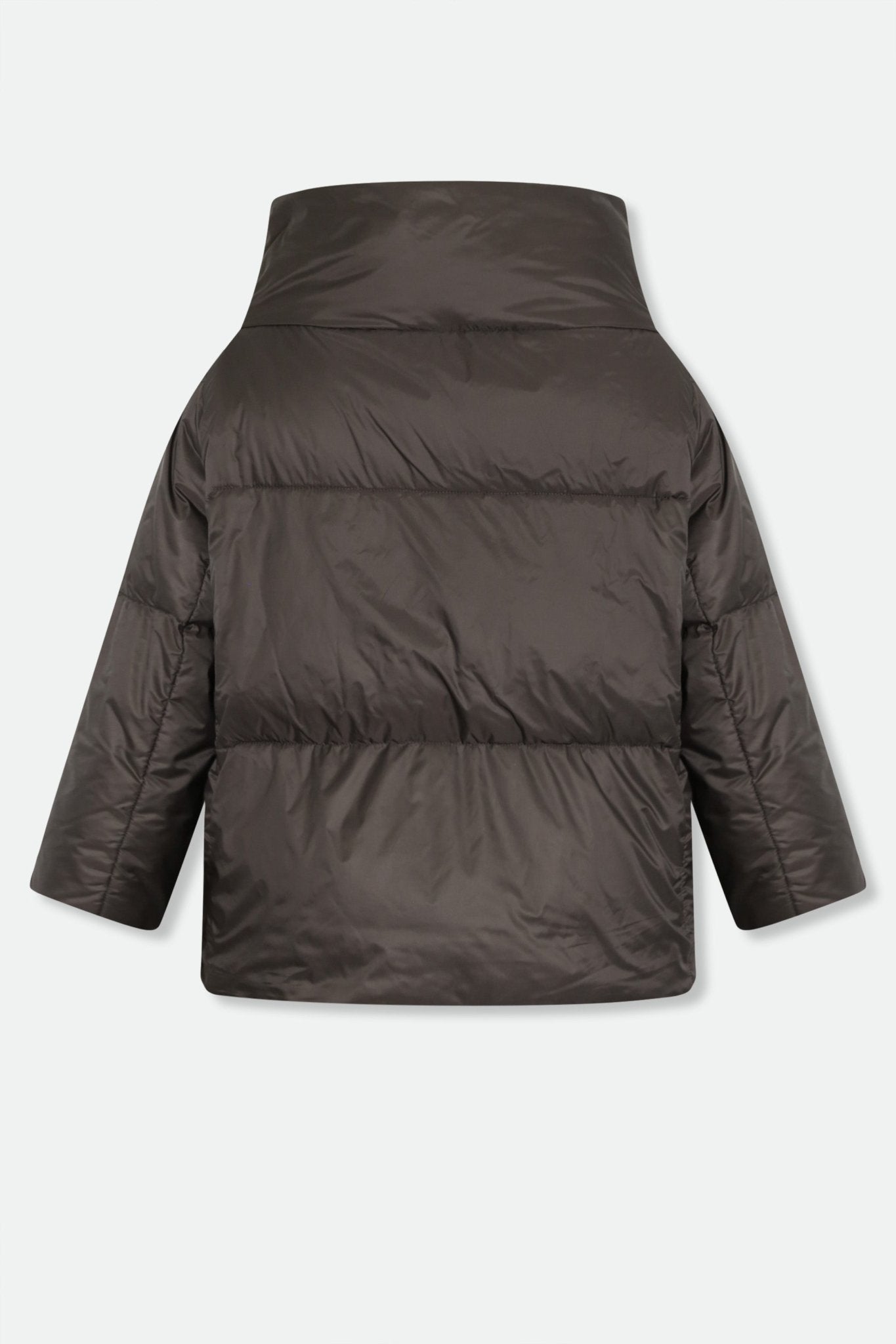 TRENTO WIDE COLLAR CROP IN GOOSE DOWN JACKET - Jarbo