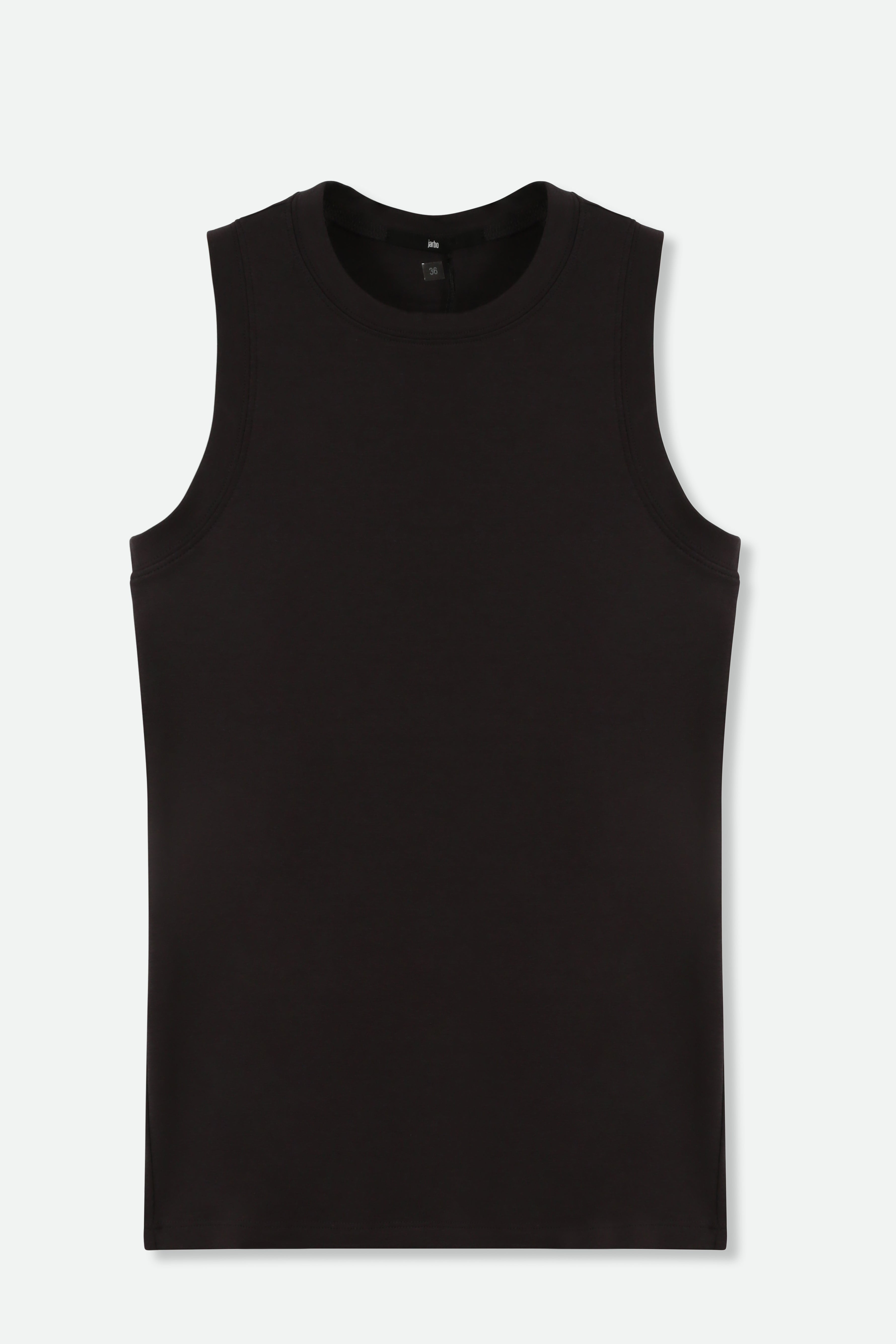 TUNIC LENGTH MUSCLE TANK IN PIMA COTTON STRETCH - Jarbo