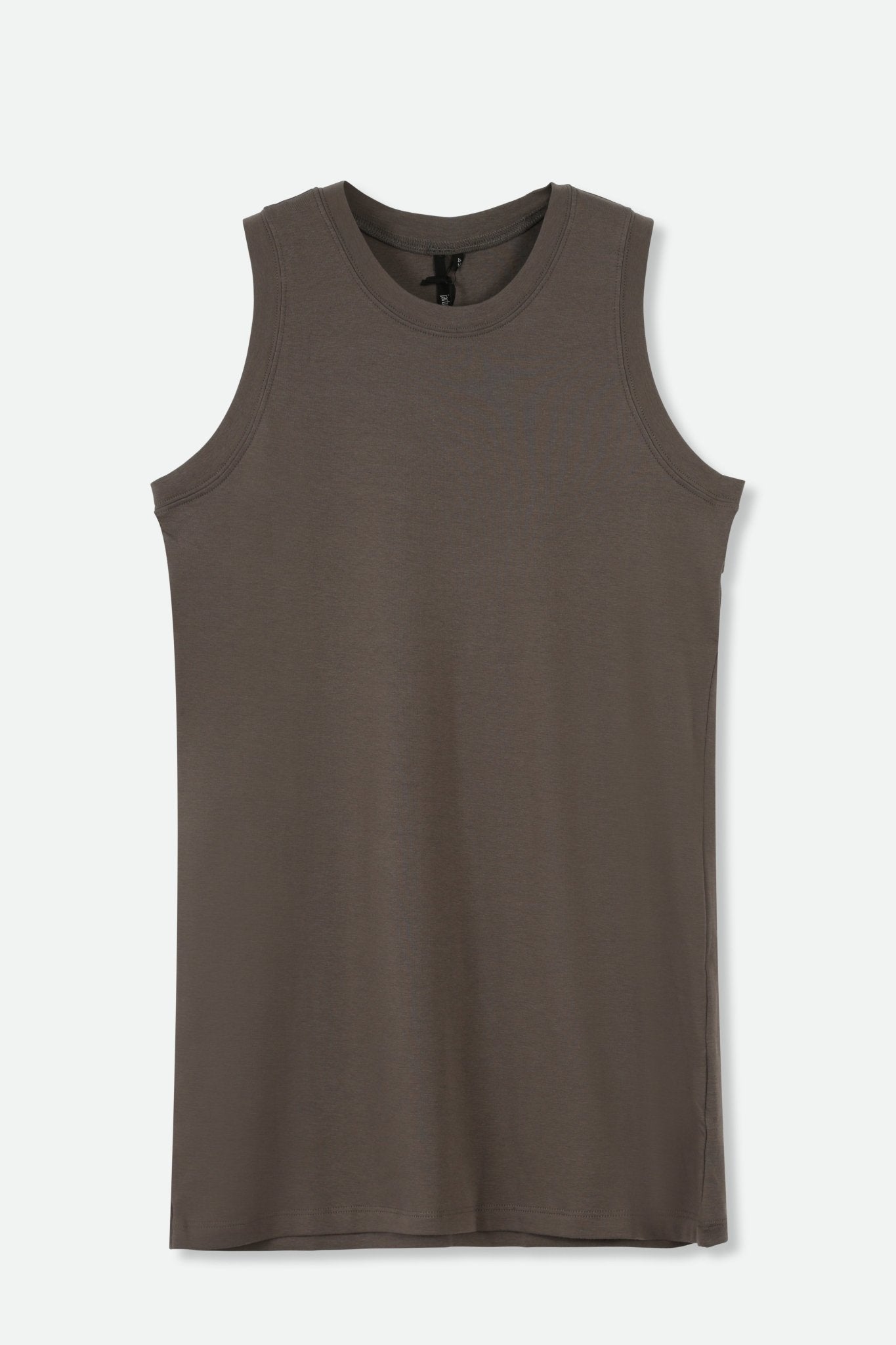 TUNIC LENGTH MUSCLE TANK IN PIMA COTTON STRETCH - Jarbo