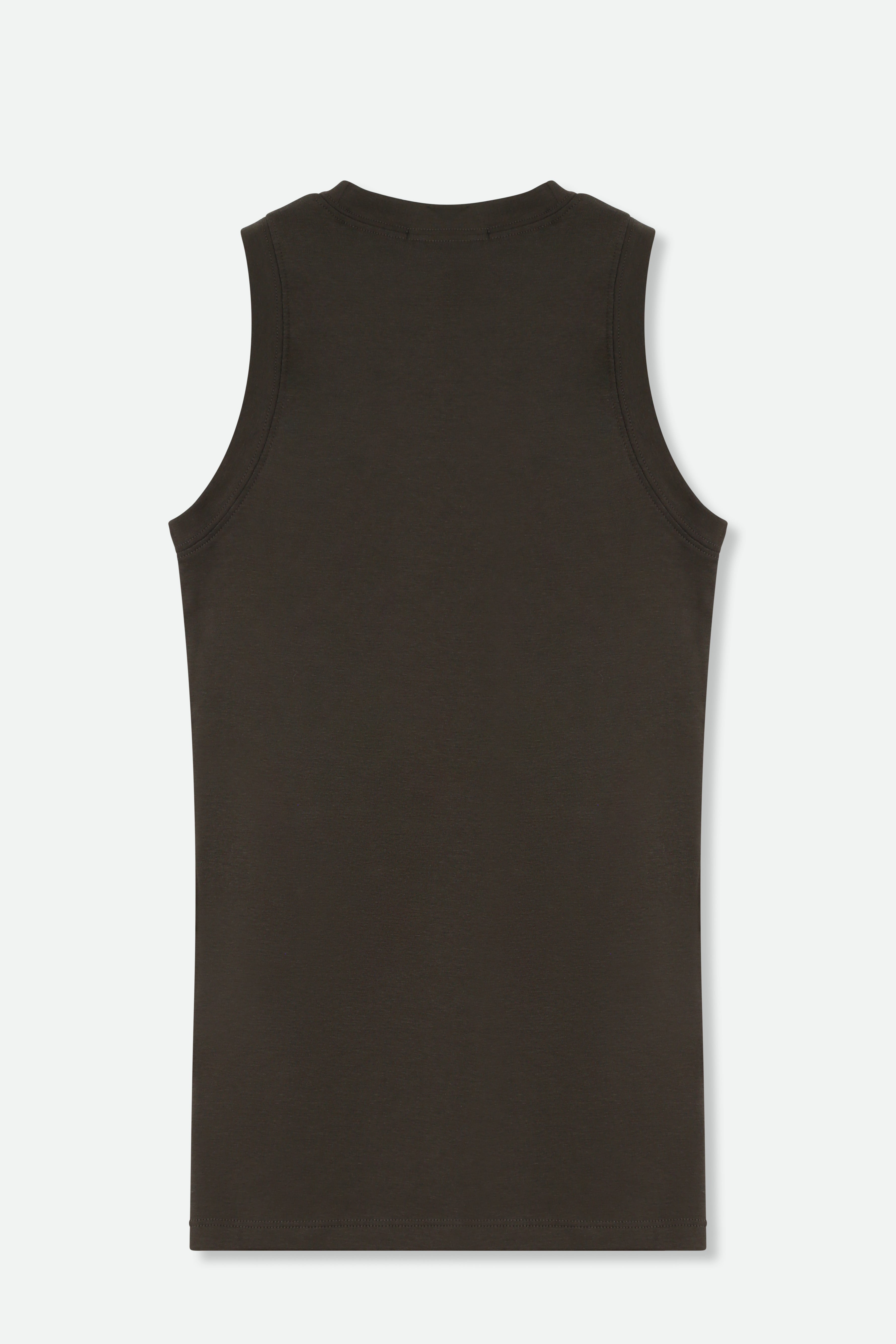 TUNIC LENGTH MUSCLE TANK IN PIMA COTTON STRETCH - Jarbo