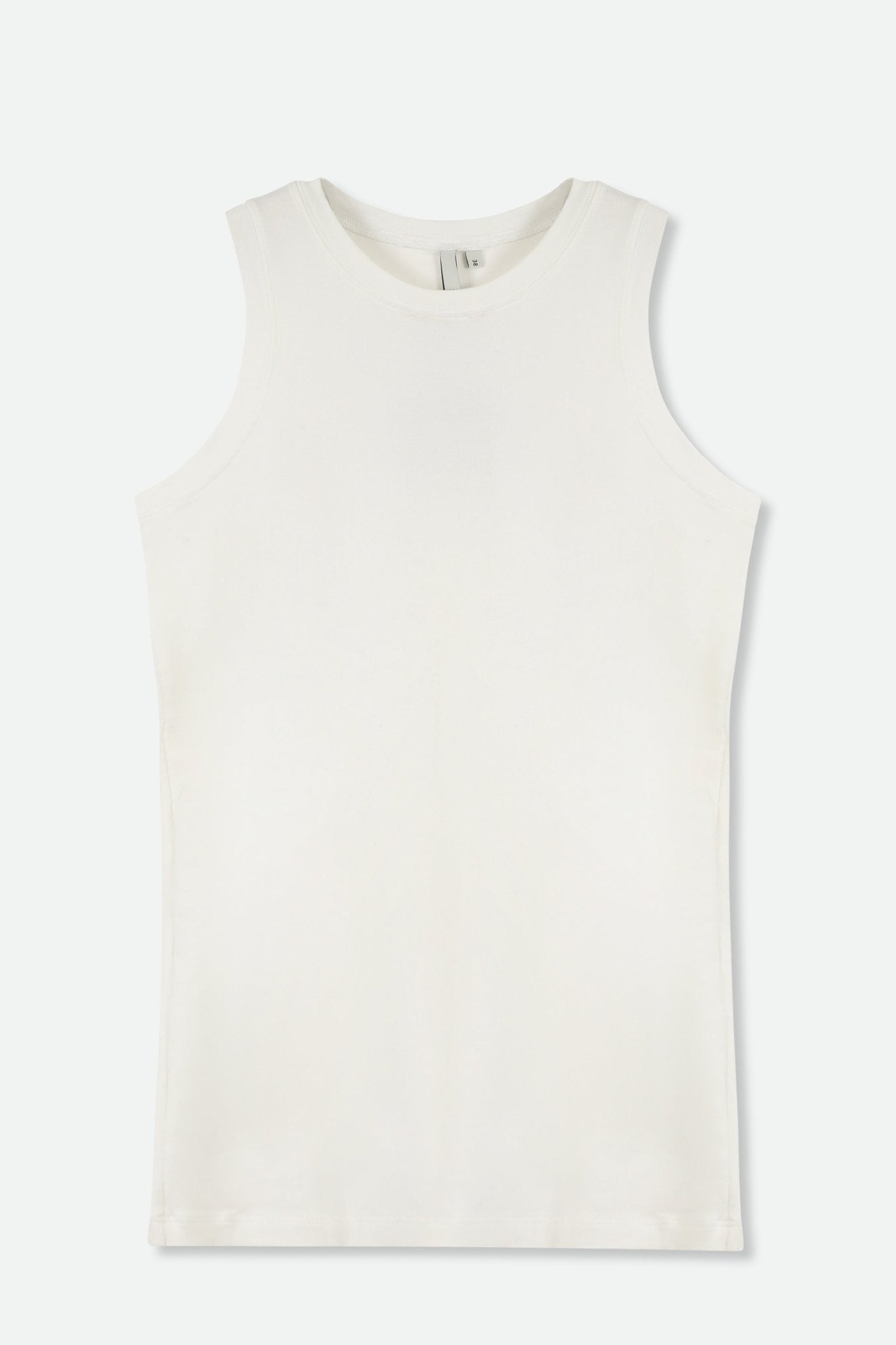 TUNIC LENGTH MUSCLE TANK IN PIMA COTTON STRETCH - Jarbo