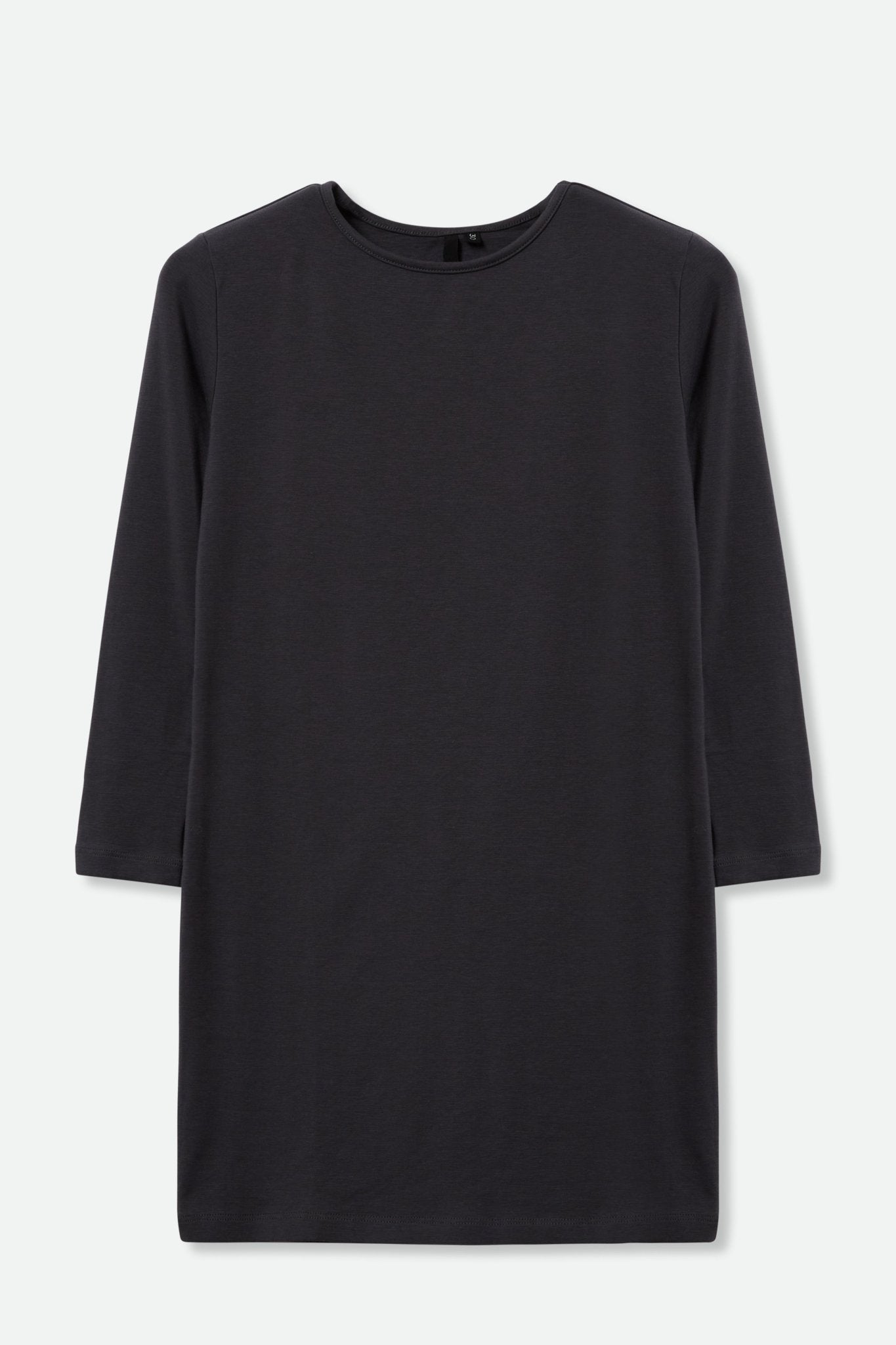 TUNIC LONG SLEEVE BATEAU NECK IN PIMA COTTON STRETCH - Jarbo