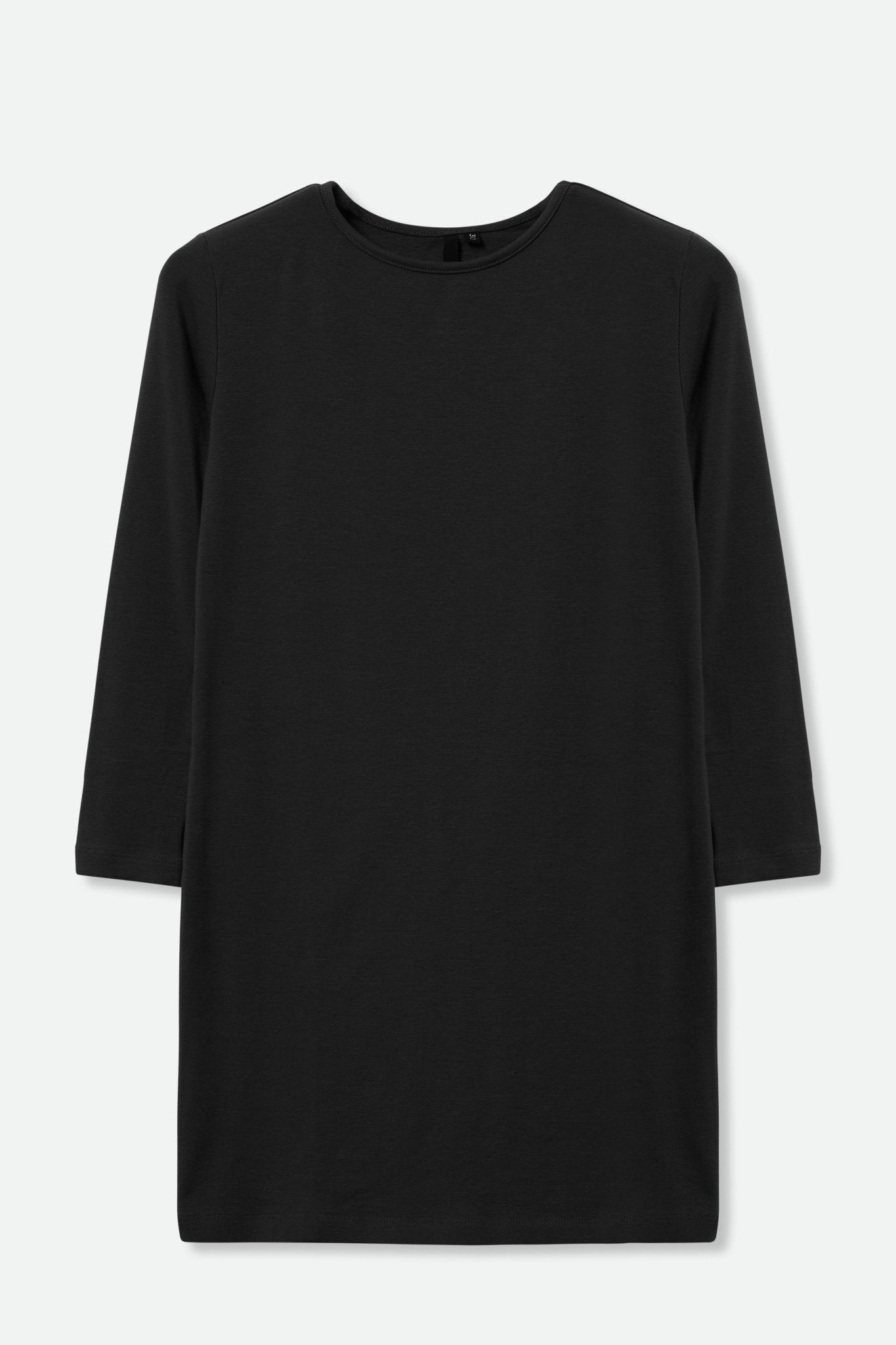 TUNIC LONG SLEEVE BATEAU NECK IN PIMA COTTON STRETCH - Jarbo