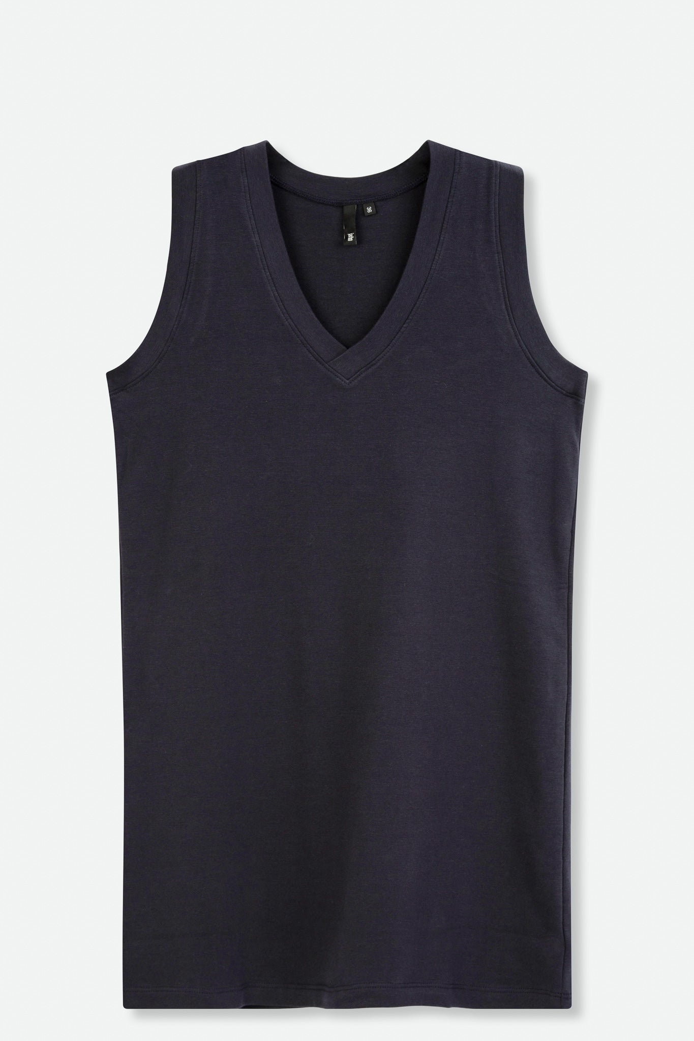 V-NECK MUSCLE TANK IN PIMA COTTON STRETCH - Jarbo