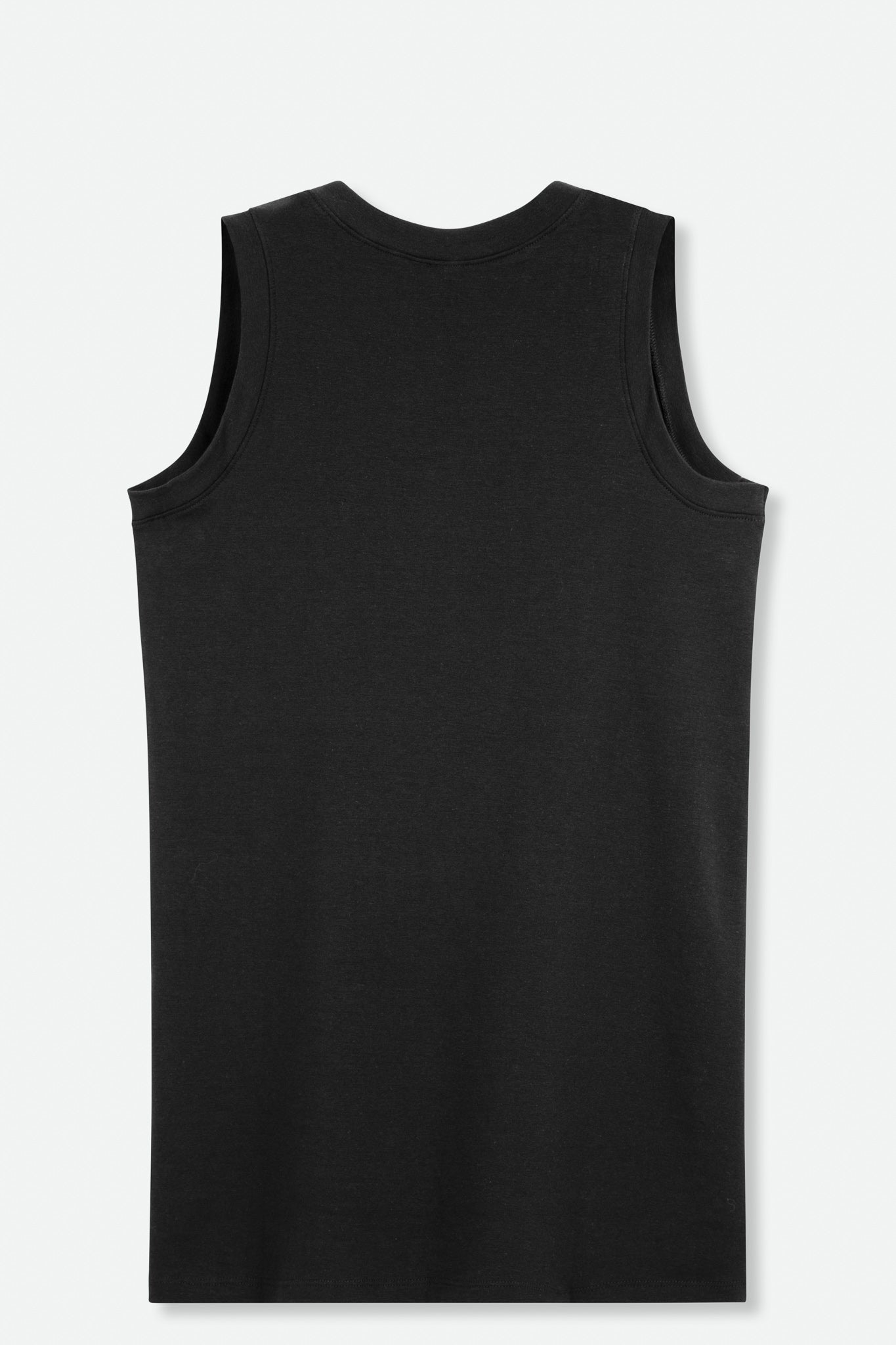 V-NECK MUSCLE TANK IN PIMA COTTON STRETCH - Jarbo