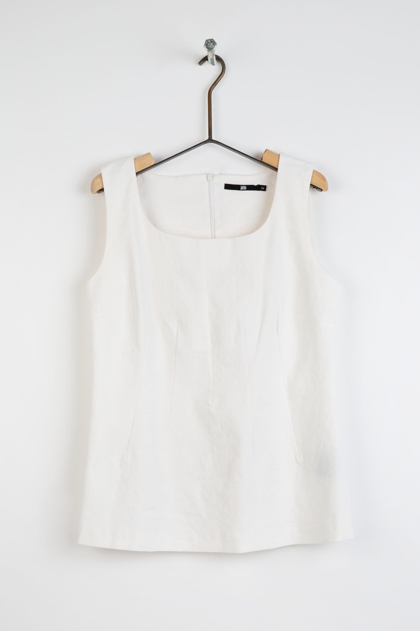 VANNA 5 DART TANK IN LINEN STRETCH - FINAL SALE - Jarbo