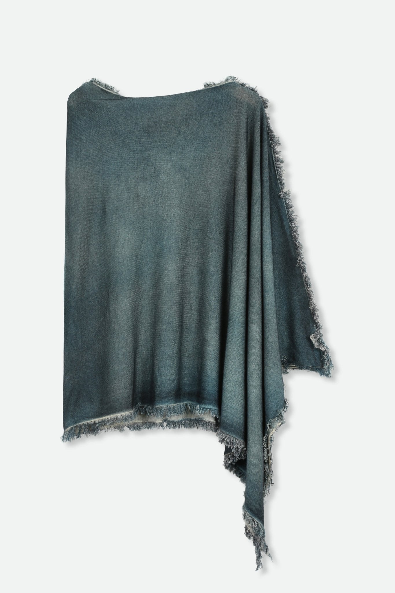 VARA HAND-DYED FINE GAUGE MERINO CASHMERE BLEND TEAL - Jarbo