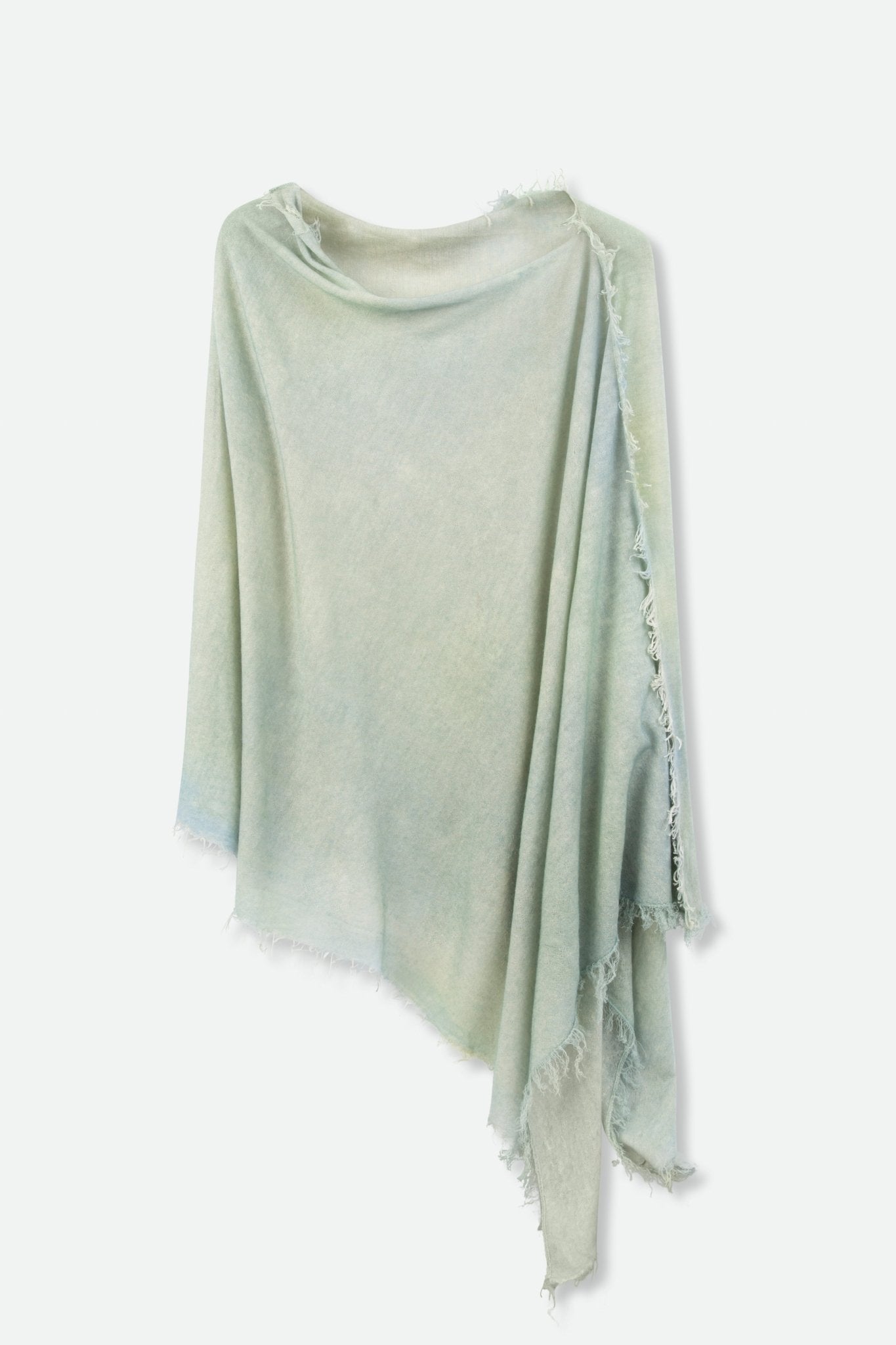 VARA IN HAND-DYED CASHMERE SEA GREEN - Jarbo