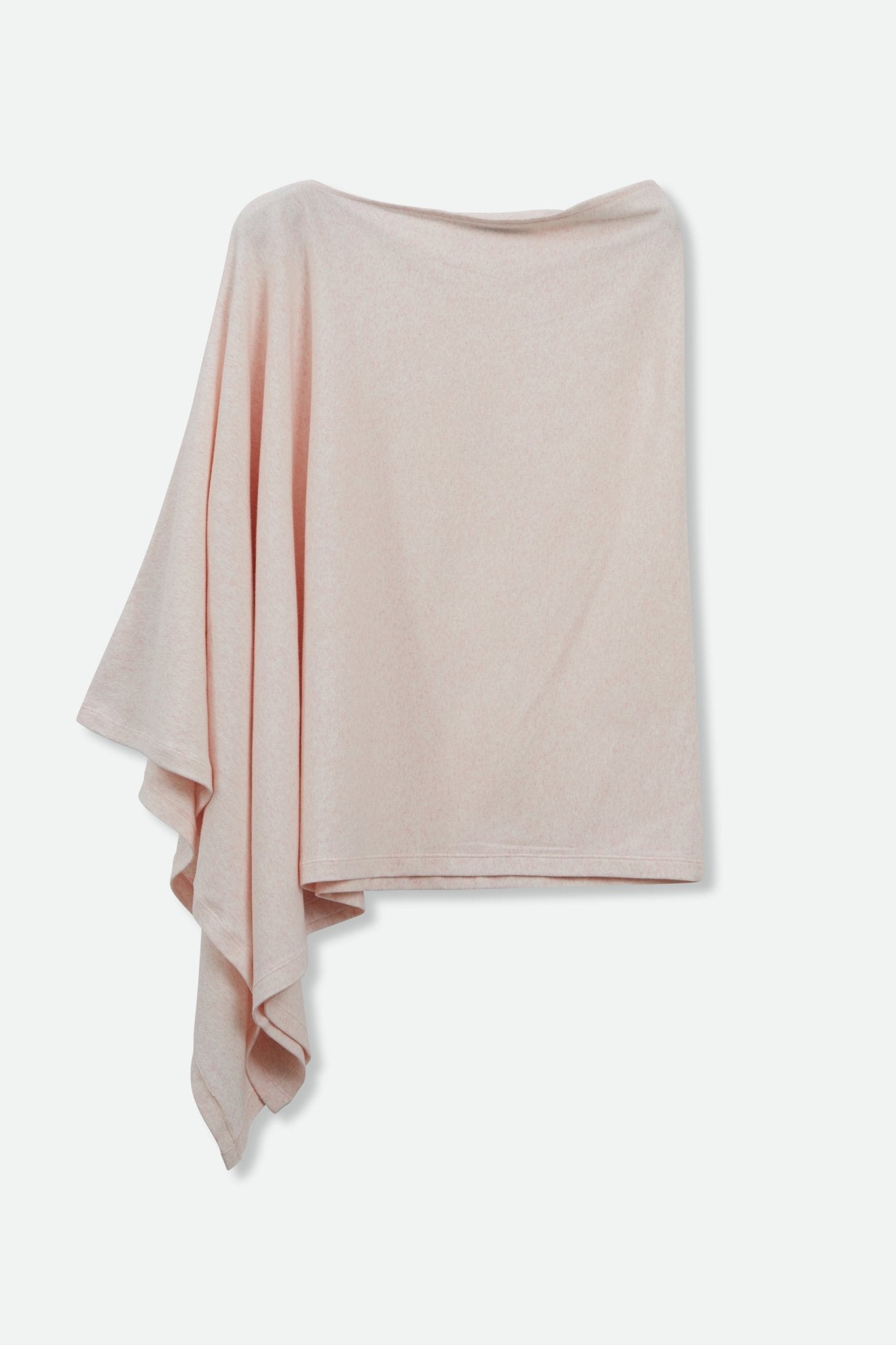 VARA WRAP IN HEATHERED PIMA COTTON STRETCH PINK - Jarbo