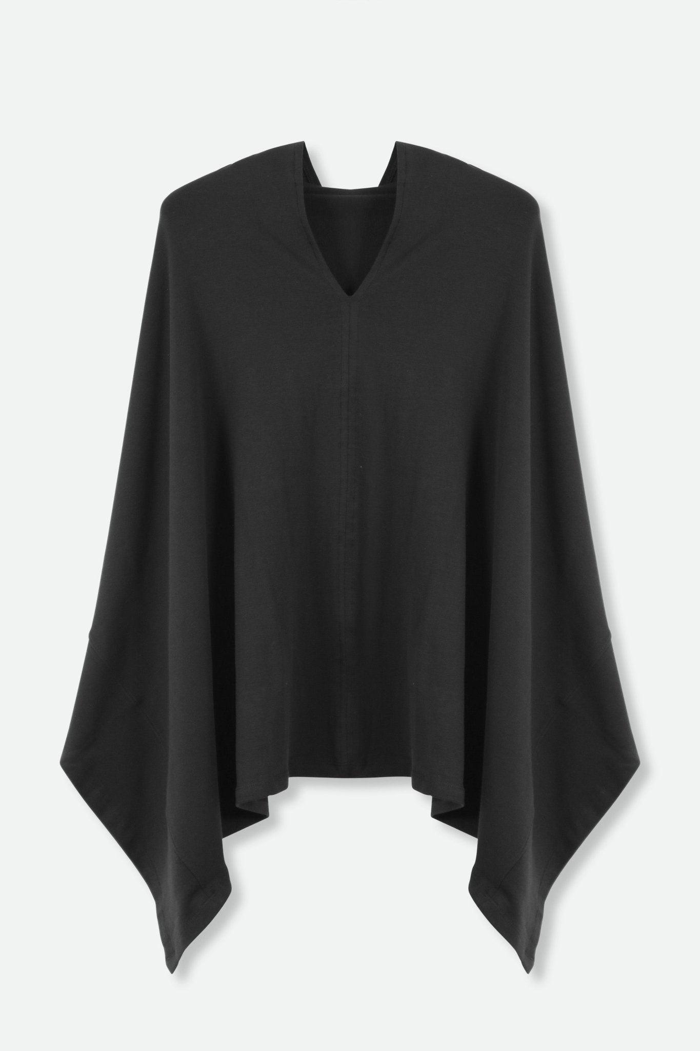 VARA WRAP IN PIMA COTTON STRETCH BLACK - Jarbo