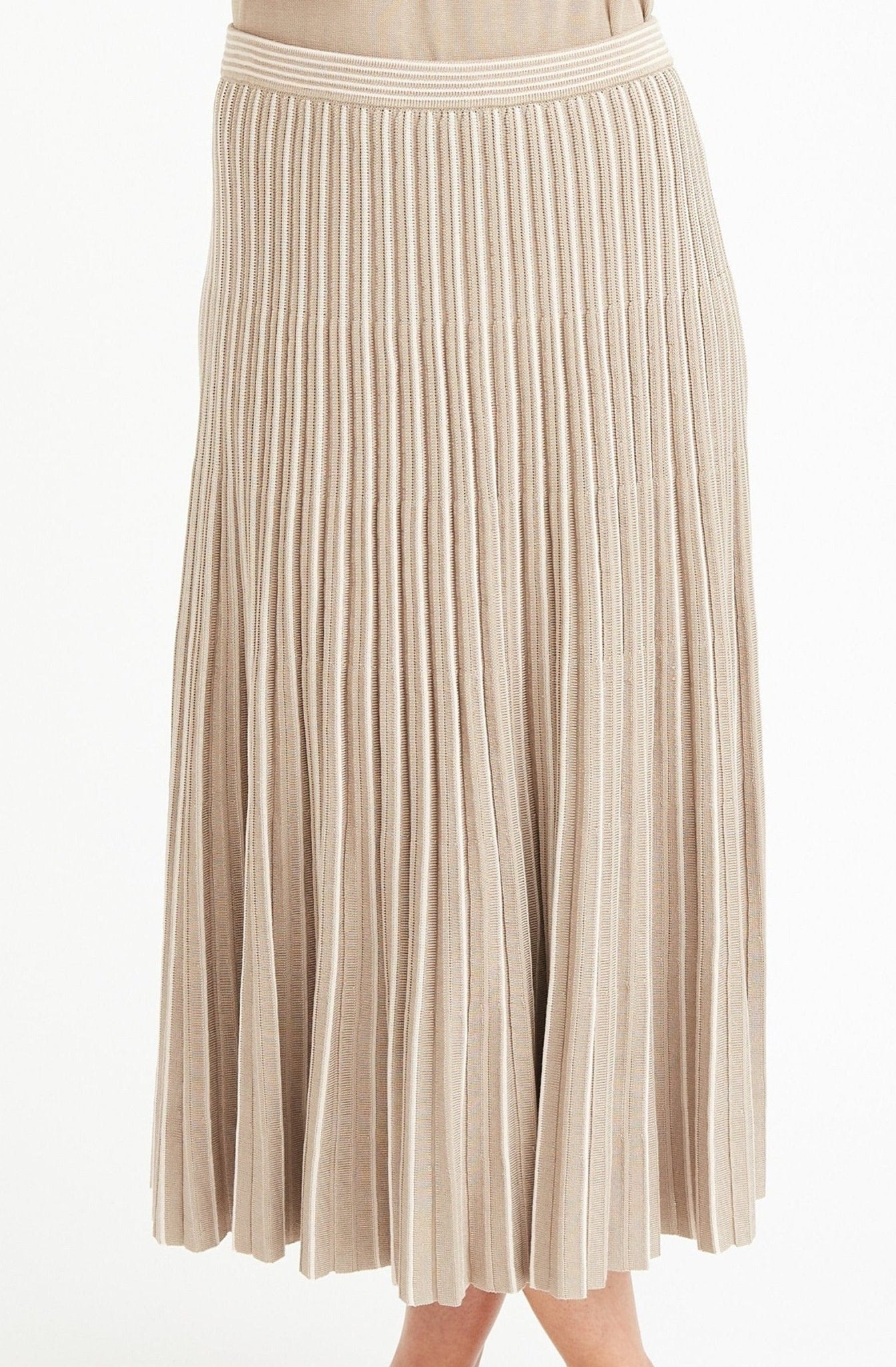 VERA LONG LINE SKIRT IN COTTON BLEND - Jarbo