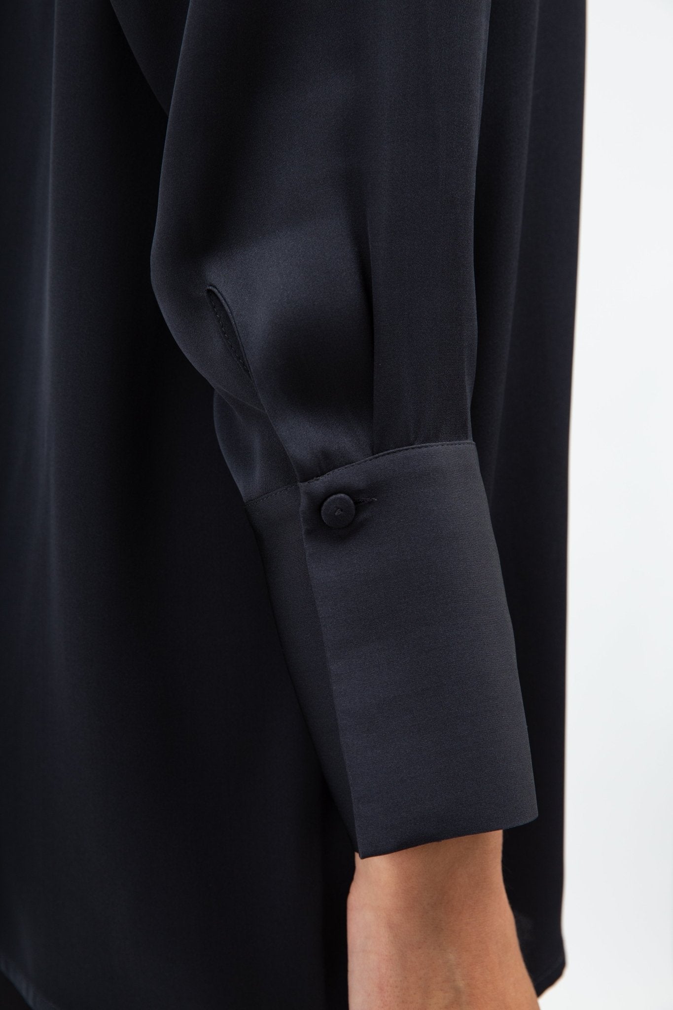 VIVIENNE SHIRT IN STRETCH SILK GEORGETTE - Jarbo