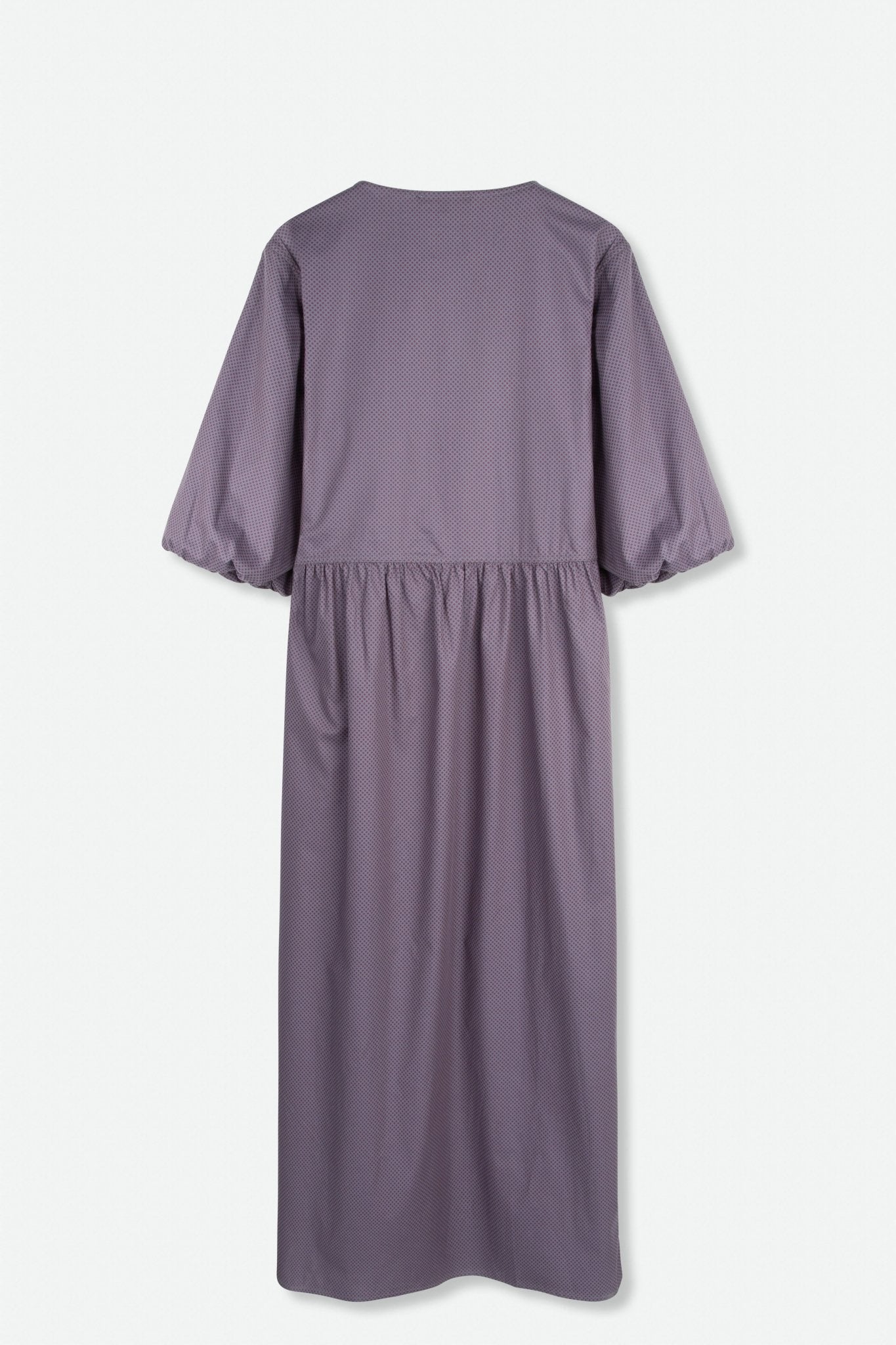 VOLUME SLEEVE ODESSA DRESS IN ITALIAN COTTON POPLIN - Jarbo