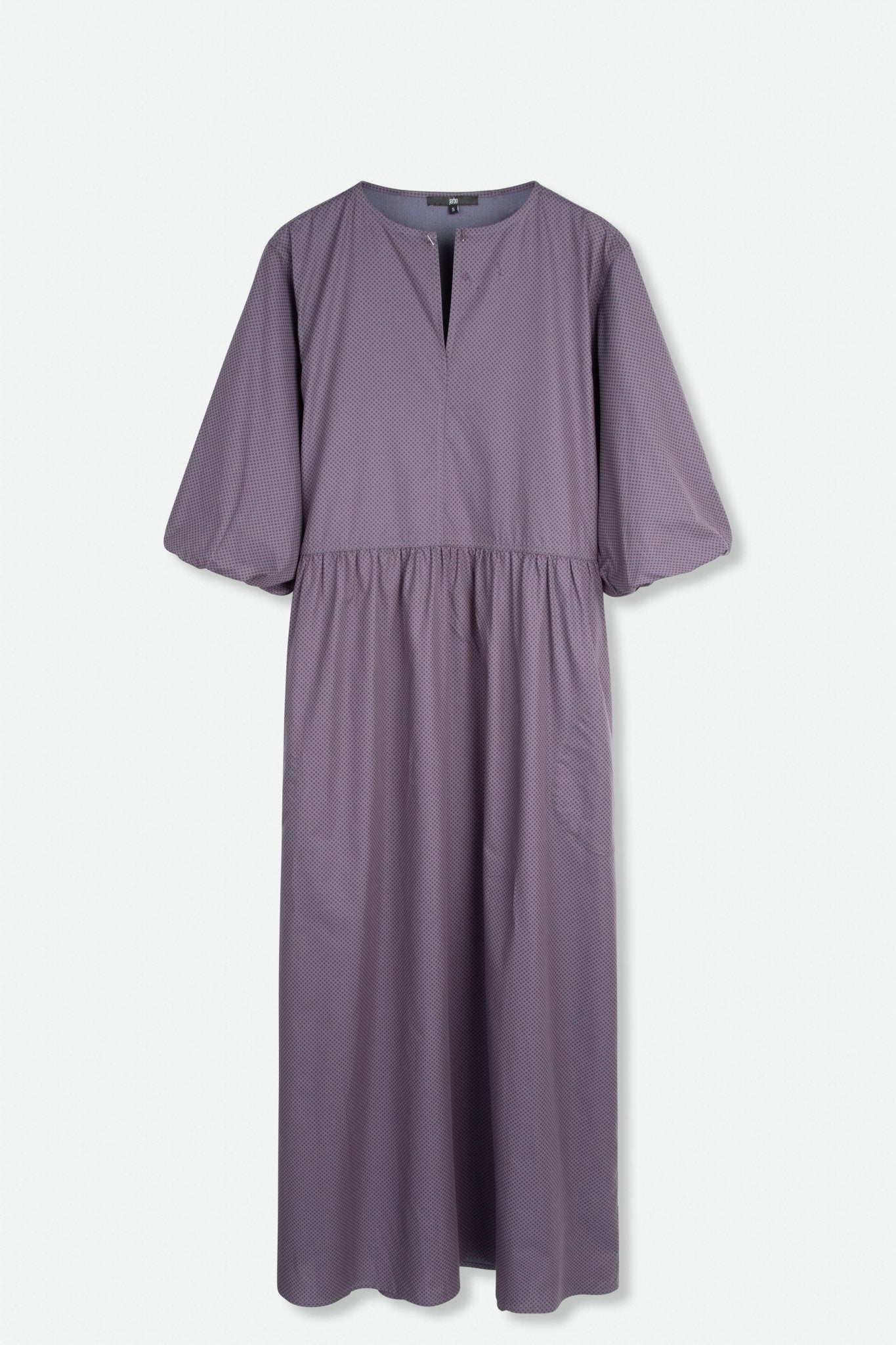 VOLUME SLEEVE ODESSA DRESS IN ITALIAN COTTON POPLIN - Jarbo