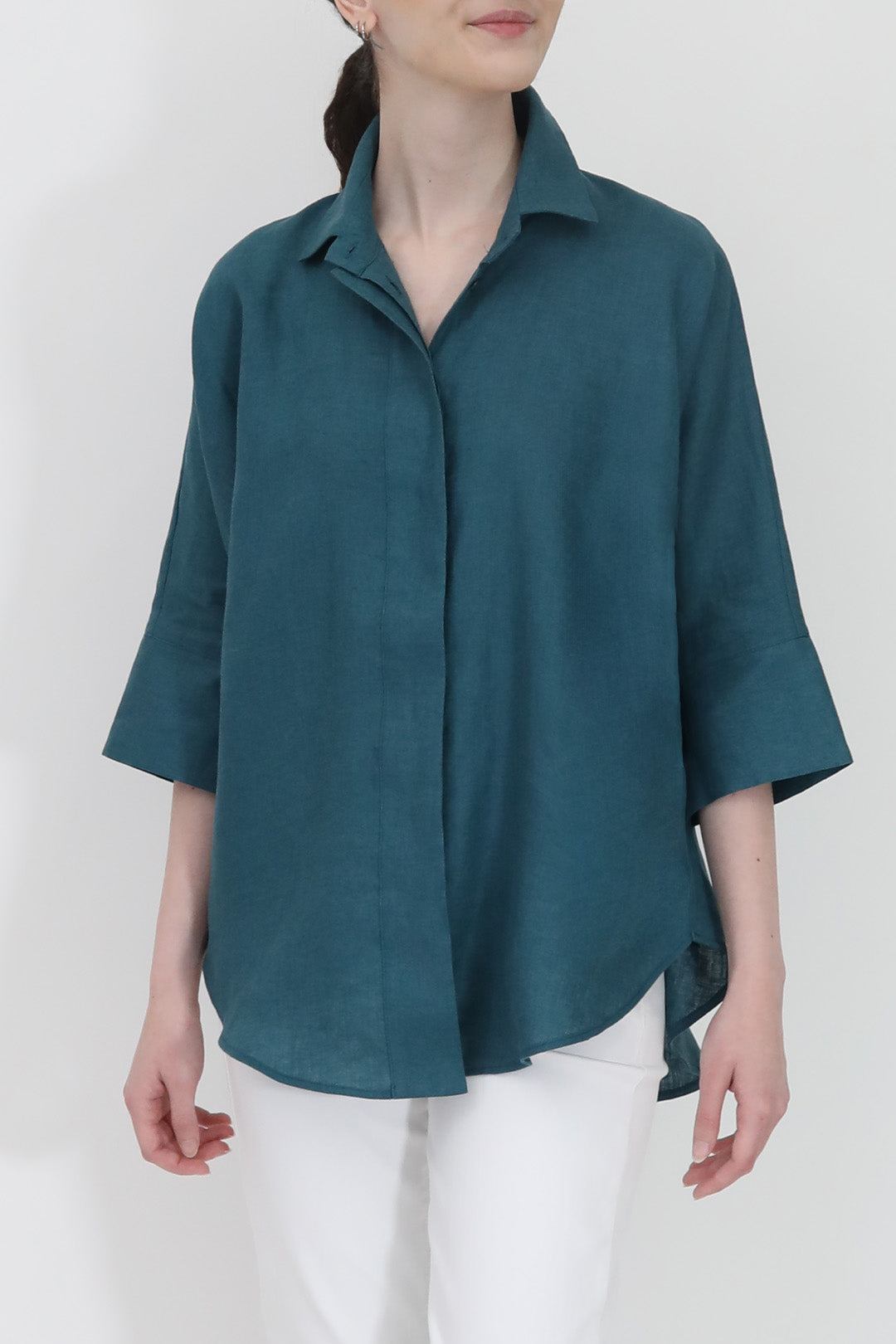 SAHANA DOLMAN SHIRT IN LINEN