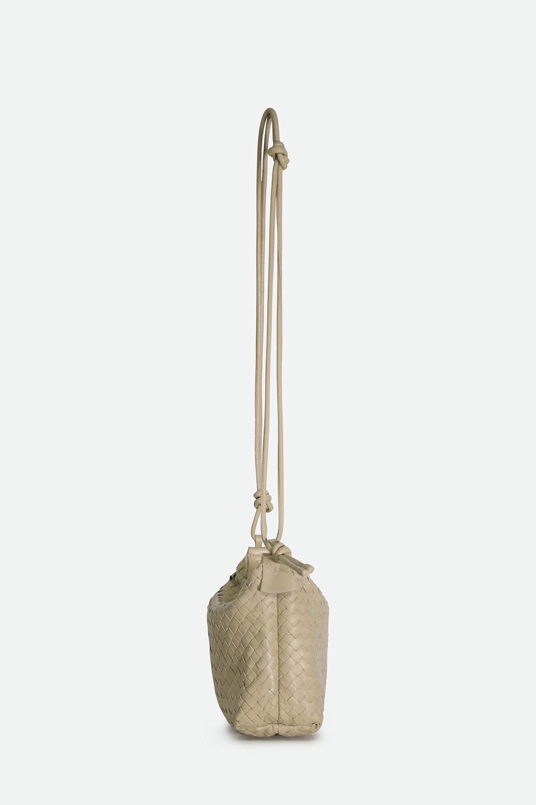 BRIATA BAG IN WOVEN LEATHER ECRU