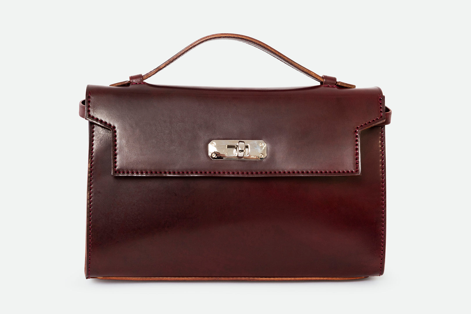 O'HARA IN CORDOVAN LEATHER BURGUNDY