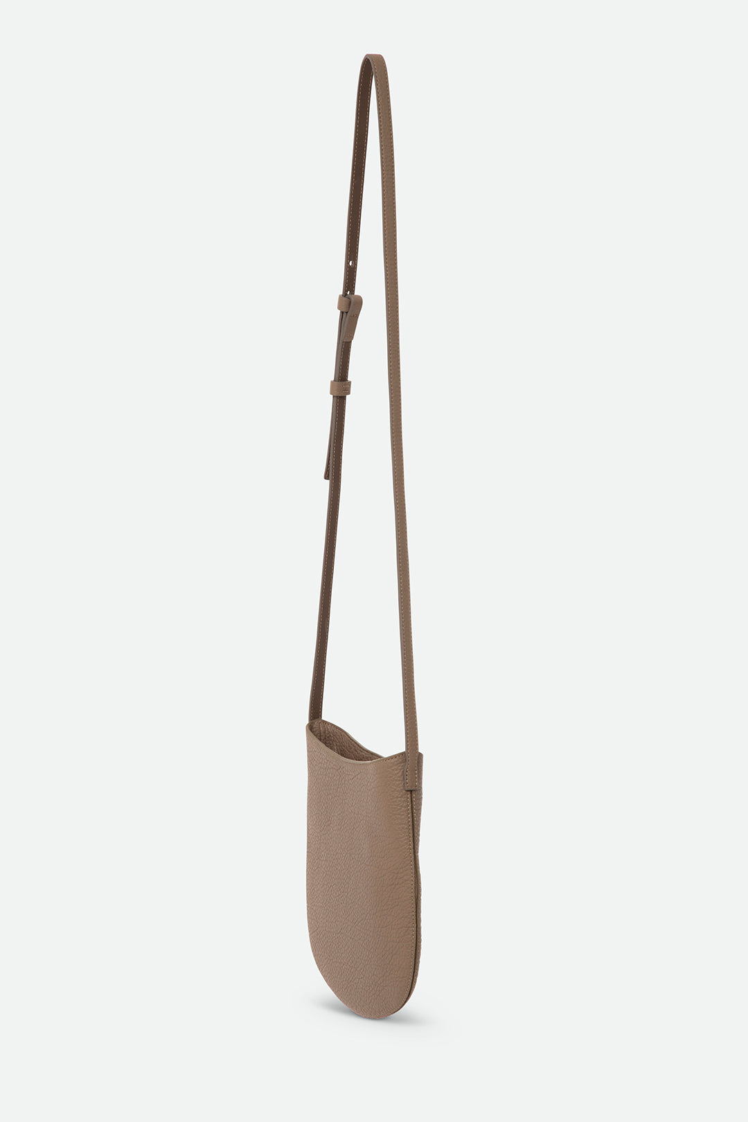 ASTRA ITALIAN LEATHER CROSSBODY TAUPE